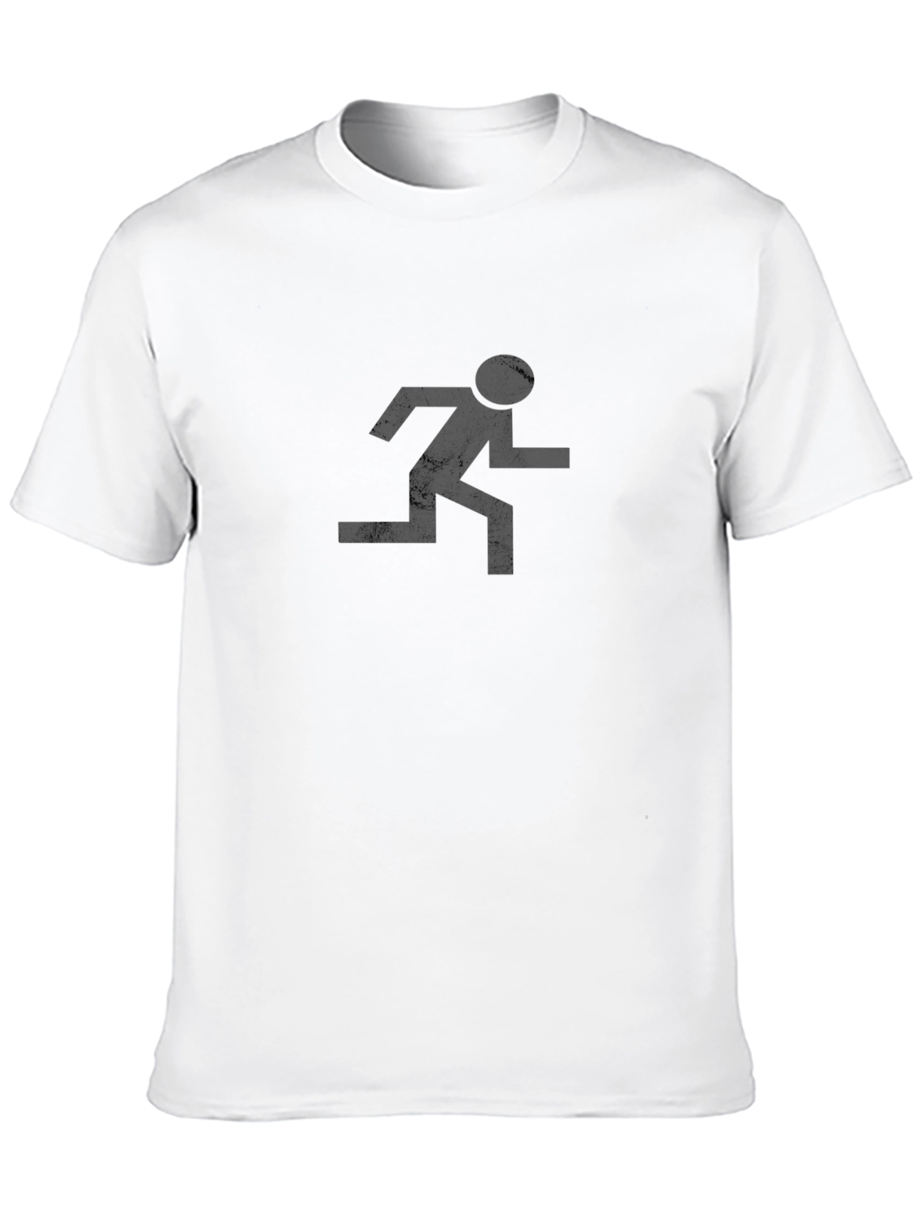 Black Retro Runner Graphic Tee - Classic Style view 10