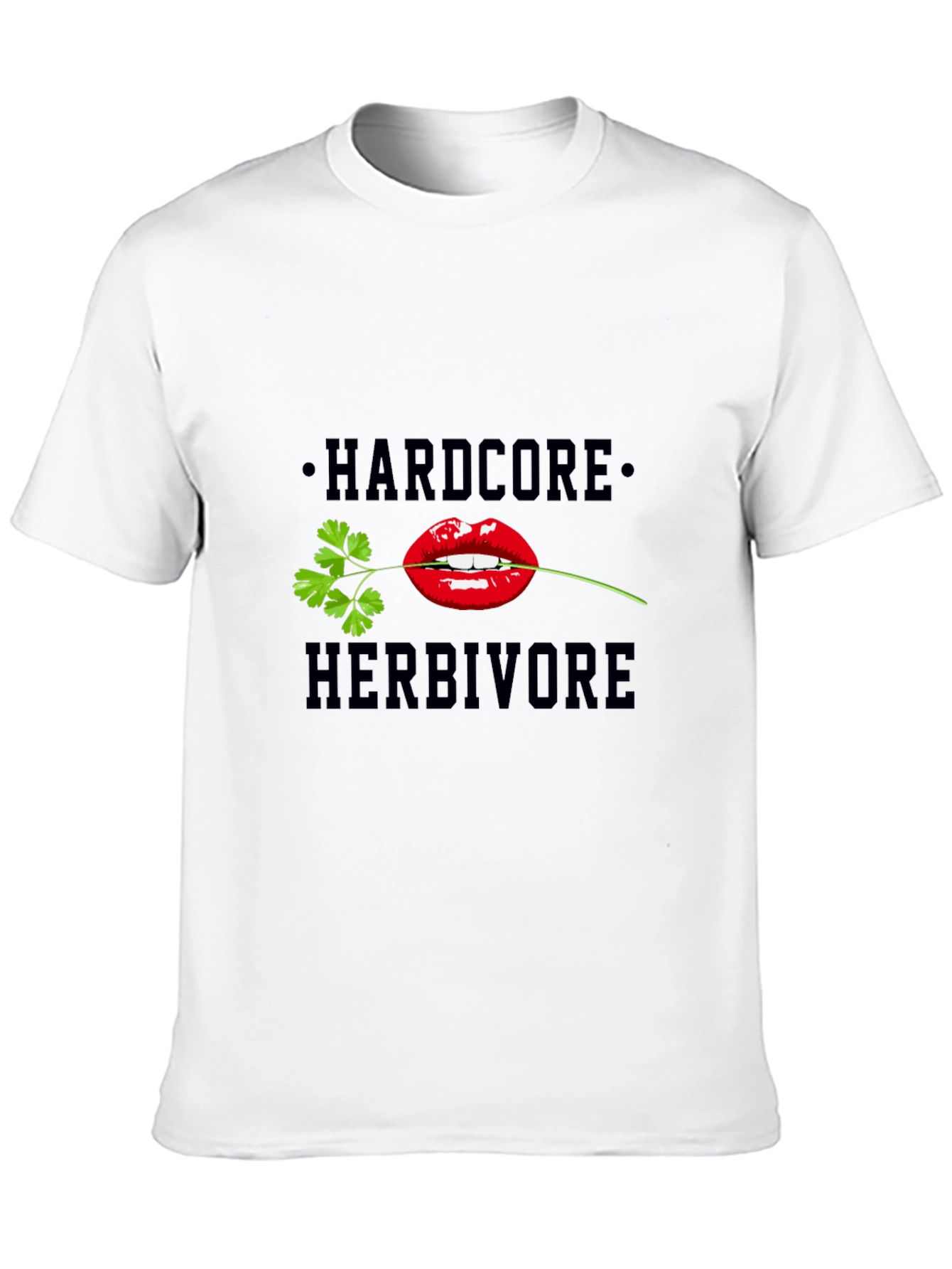 Black Hardcore Herbivore Graphic Tee - Black view 10