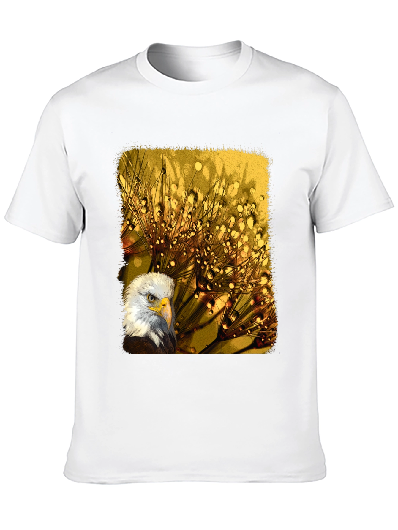 Black Eagle Dewdrop T-Shirt - Unique Design view 10