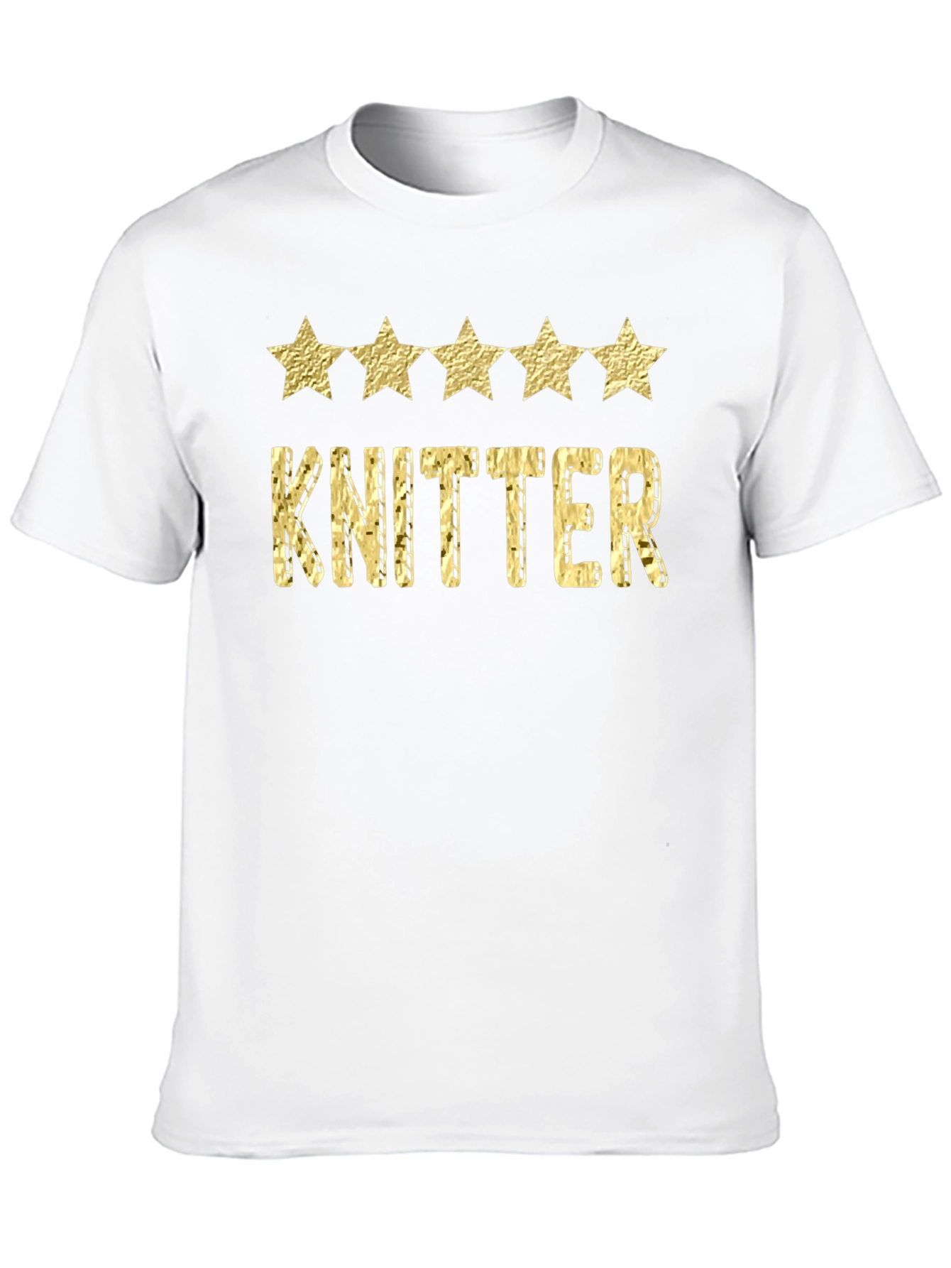 Knitter Five Star Black Graphic Tee - 10