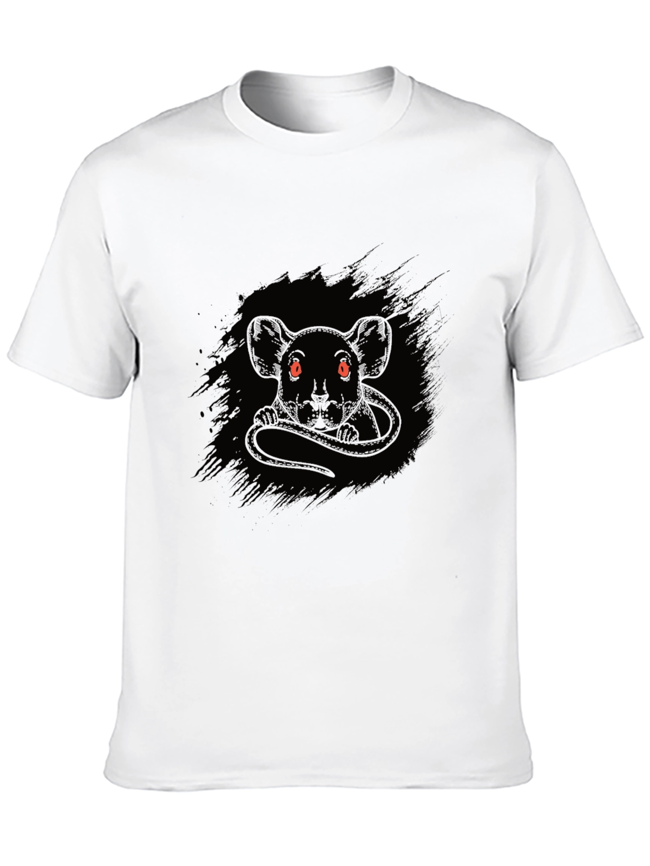 Black Rat Graphic Black T-Shirt view 10