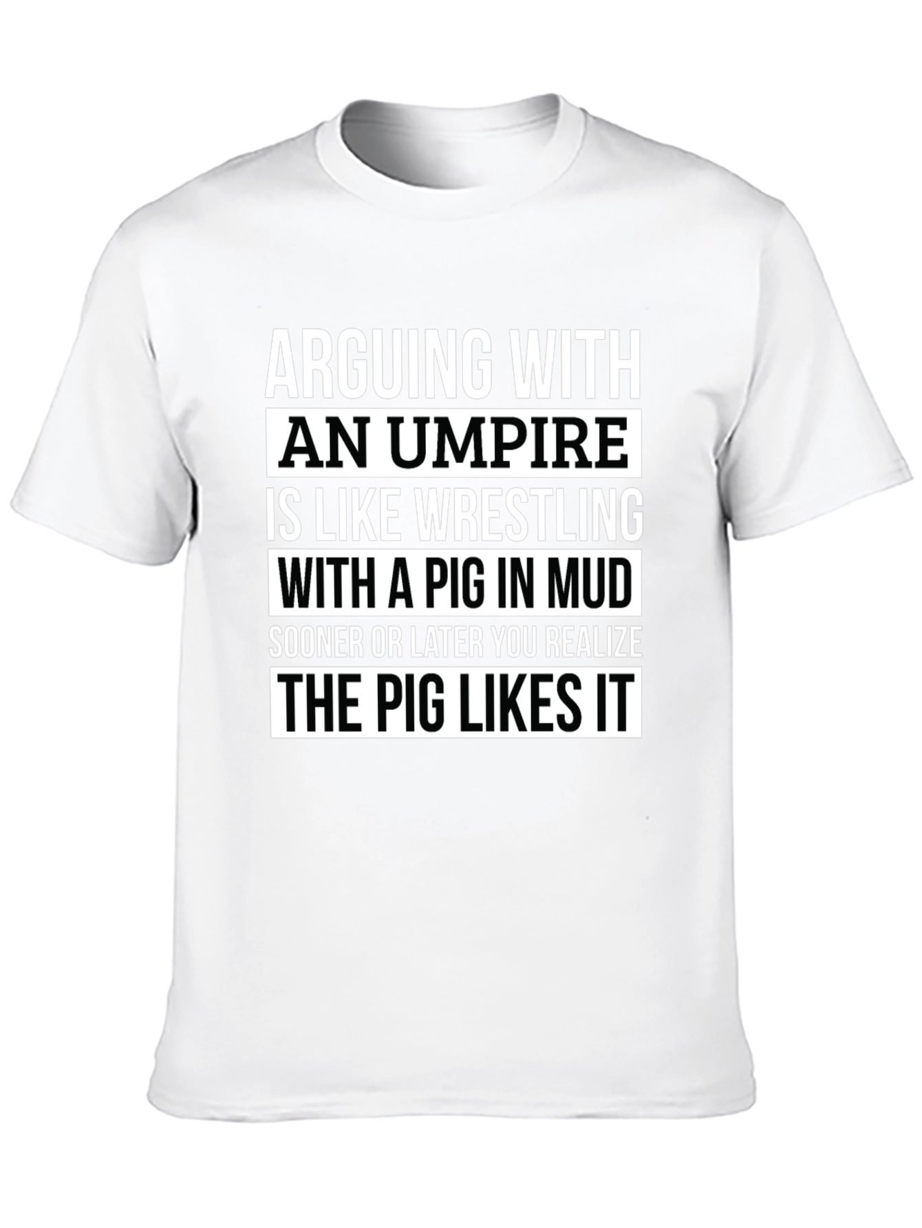 Black Arguing with Umpire Funny T-Shirt view 10