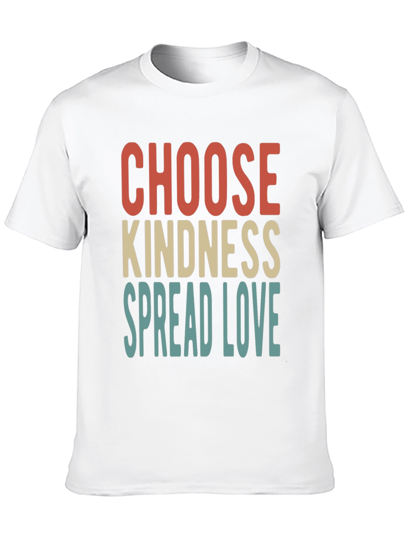 Black Choose Kindness Graphic Tee - Spread Love T-Shirt view 10