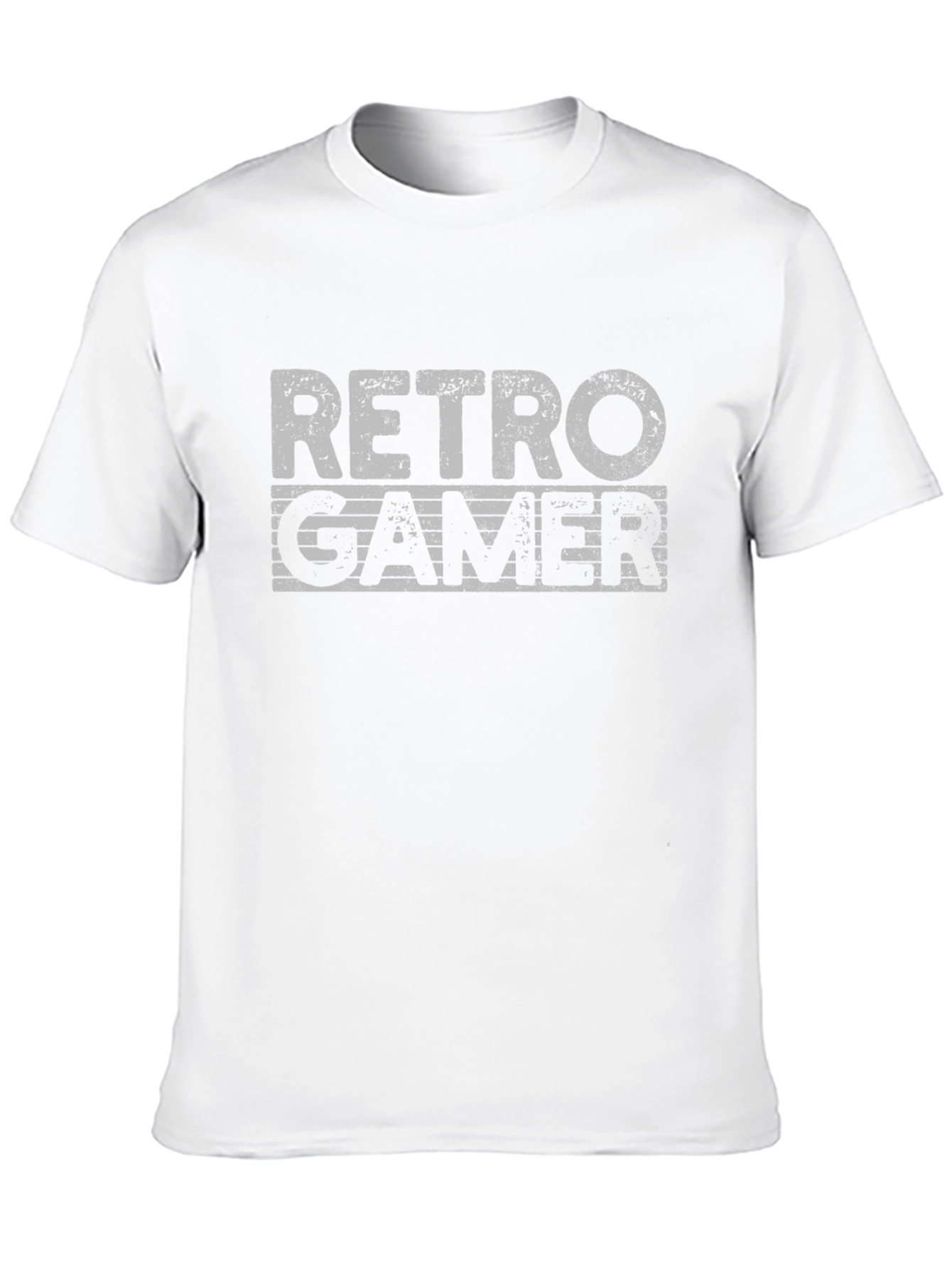 Black Retro Gamer Black Graphic T-Shirt view 10