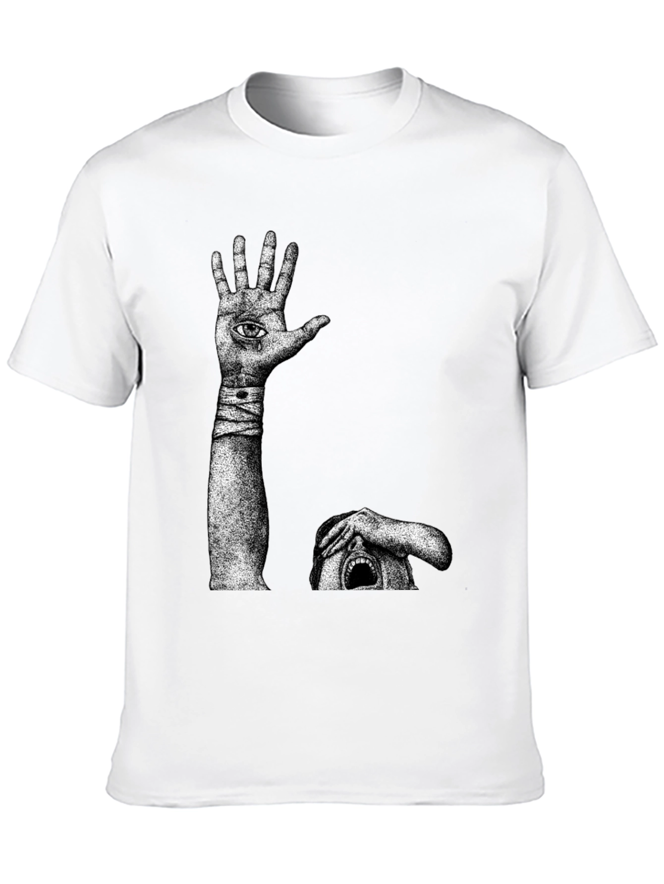 Surreal Graphic Print T-Shirt - 10