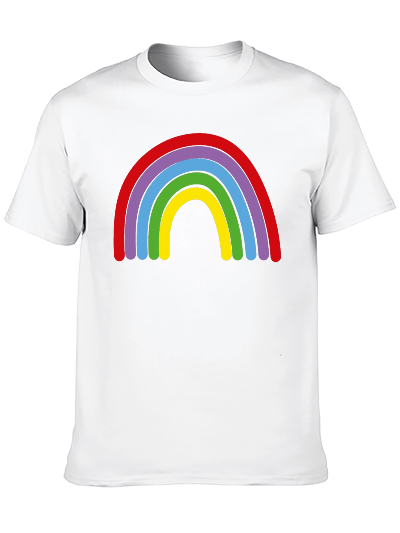 Black Rainbow Graphic Black T-Shirt view 10