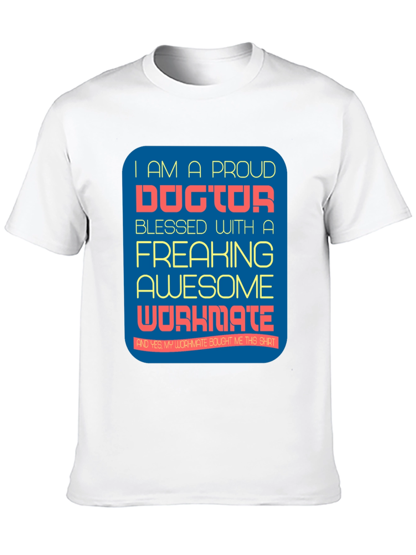Black Proud Doctor Graphic T-Shirt - Awesome Workmate Gift view 10