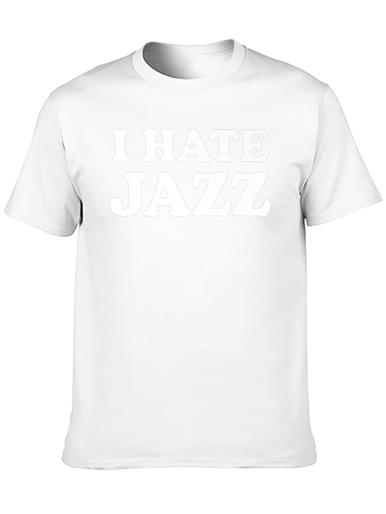 Black I Hate Jazz Graphic T-Shirt - Bold Statement Tee view 10