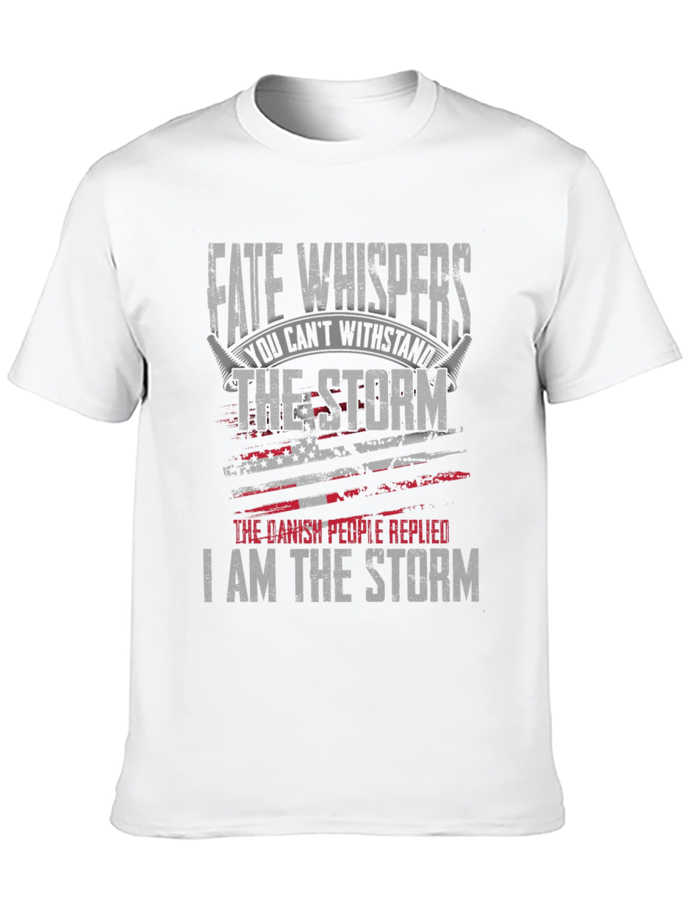 Black Fate Whispers Storm T-Shirt view 10