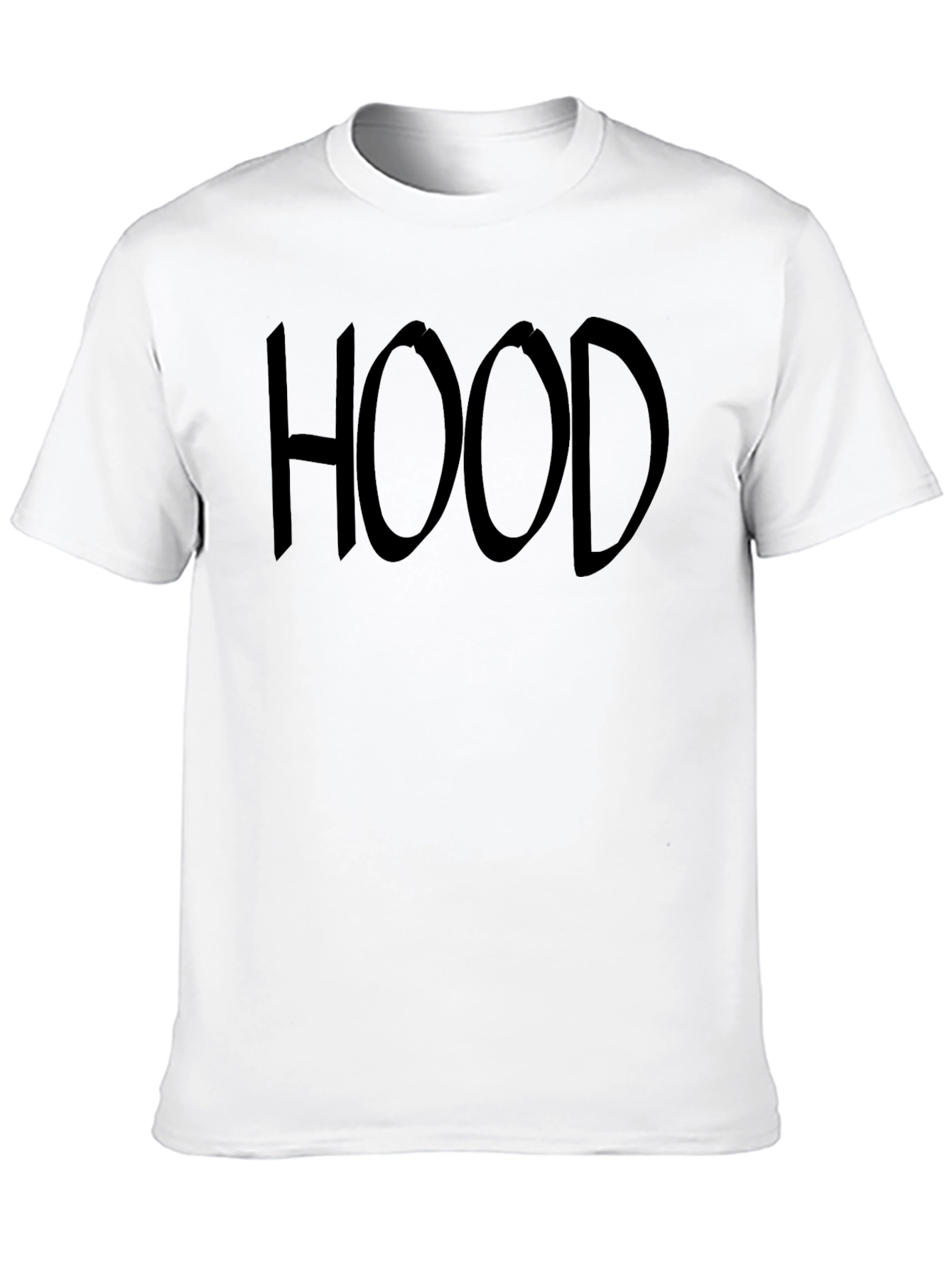 Black Black "HOOD" Graphic Tee - Casual Comfort view 10