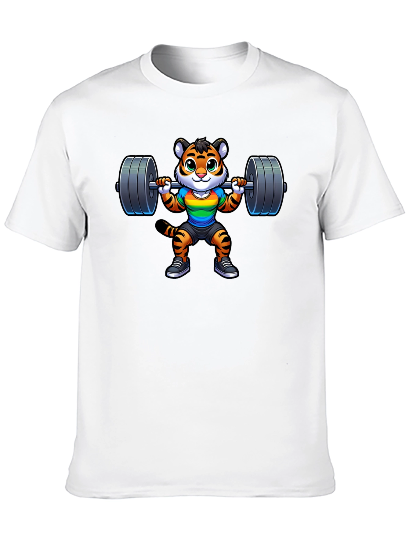 Black Tiger Pride Gym T-Shirt view 10