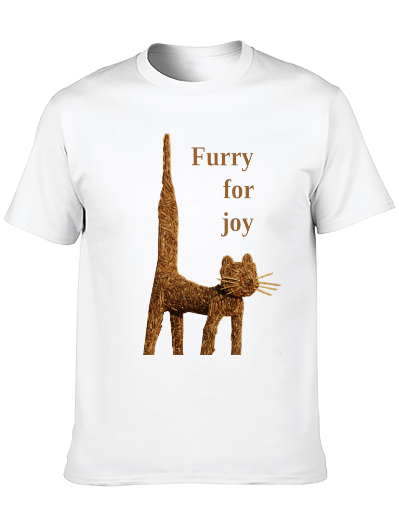 Black Furry for Joy T-shirt view 10
