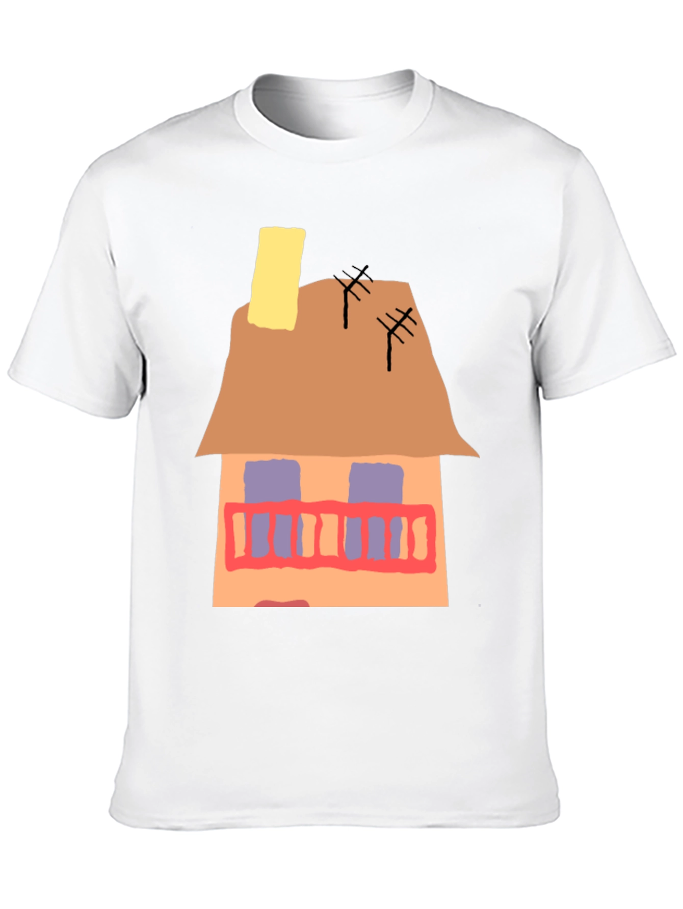 Black House Graphic T-Shirt - Unique Design view 10