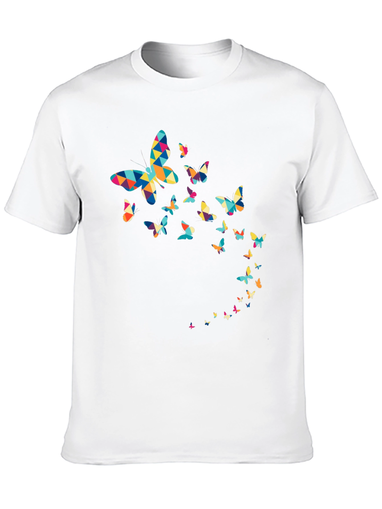 Black Butterfly Graphic Black T-Shirt view 10