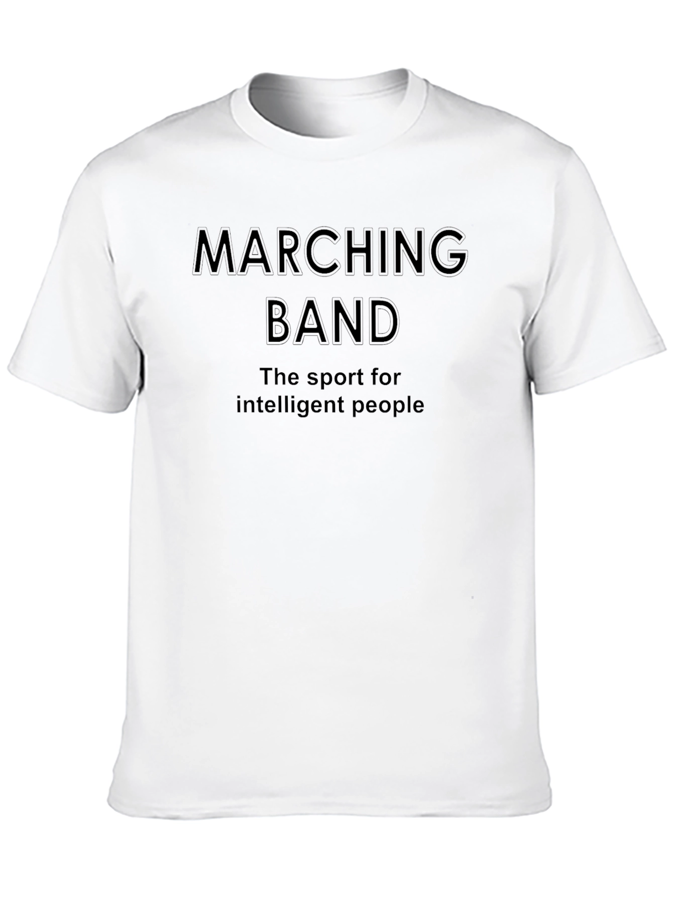 Black Marching Band: The Sport for Intelligent People T-Shirt view 10