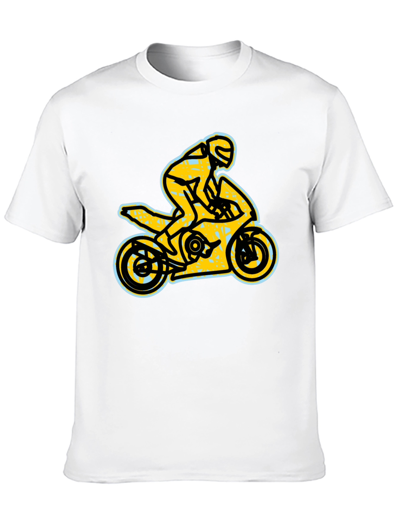 Black Motorcycle T-Shirt - Ride in Style! view 10
