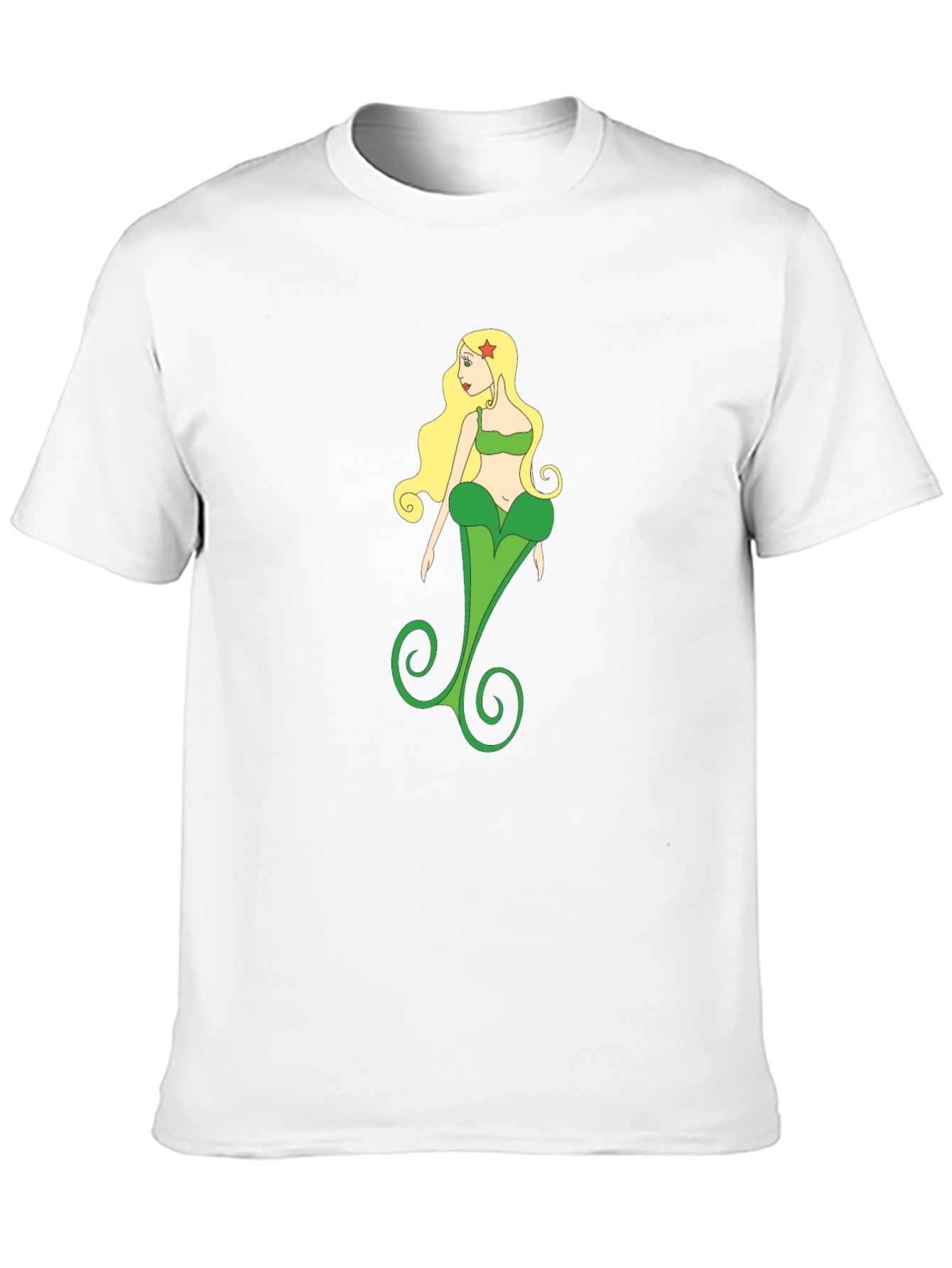 Black Unique Mermaid T-Shirt - Graphic Tee view 10