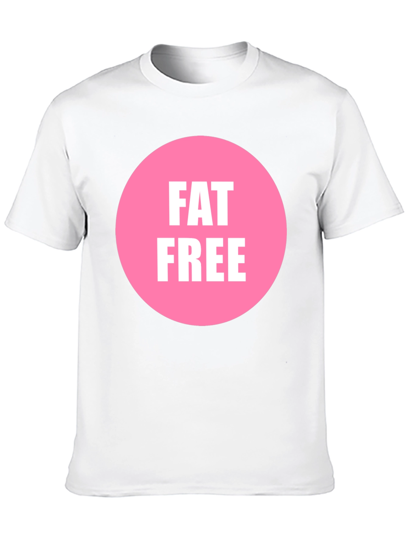 Black Fat Free Graphic Tee - Unisex Black T-Shirt view 10