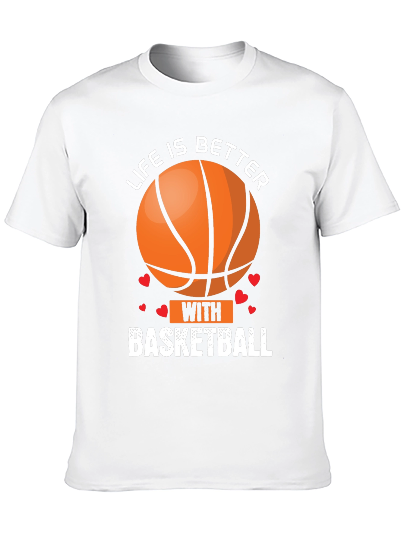 Black Life Is Better With Basketball Graphic T-Shirt view 10