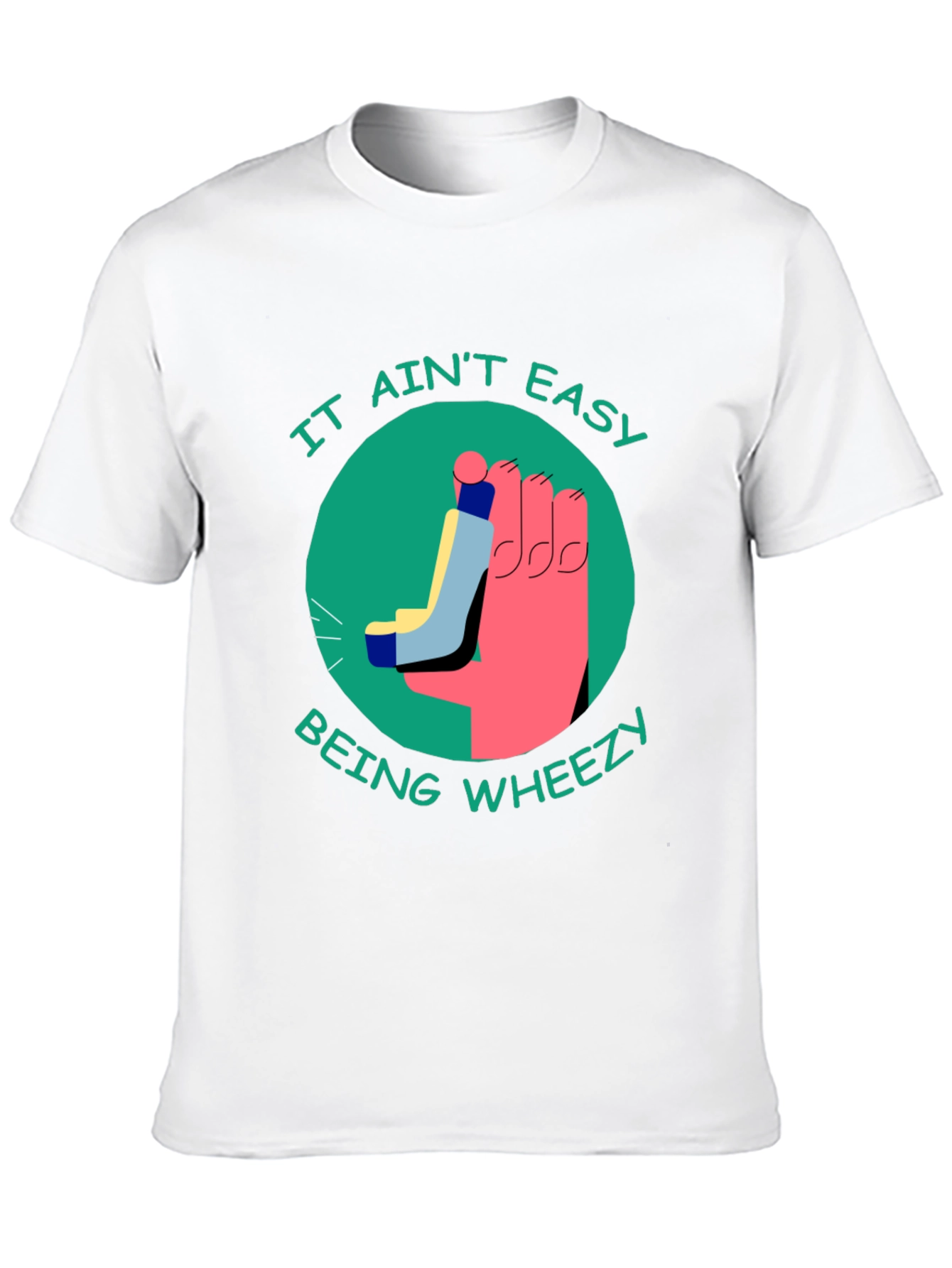 Black It Ain't Easy Being Wheezy T-Shirt view 10