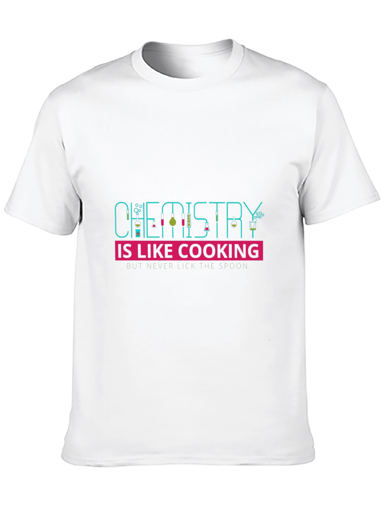 Black Chemistry is Like Cooking Men's Black T-Shirt view 10