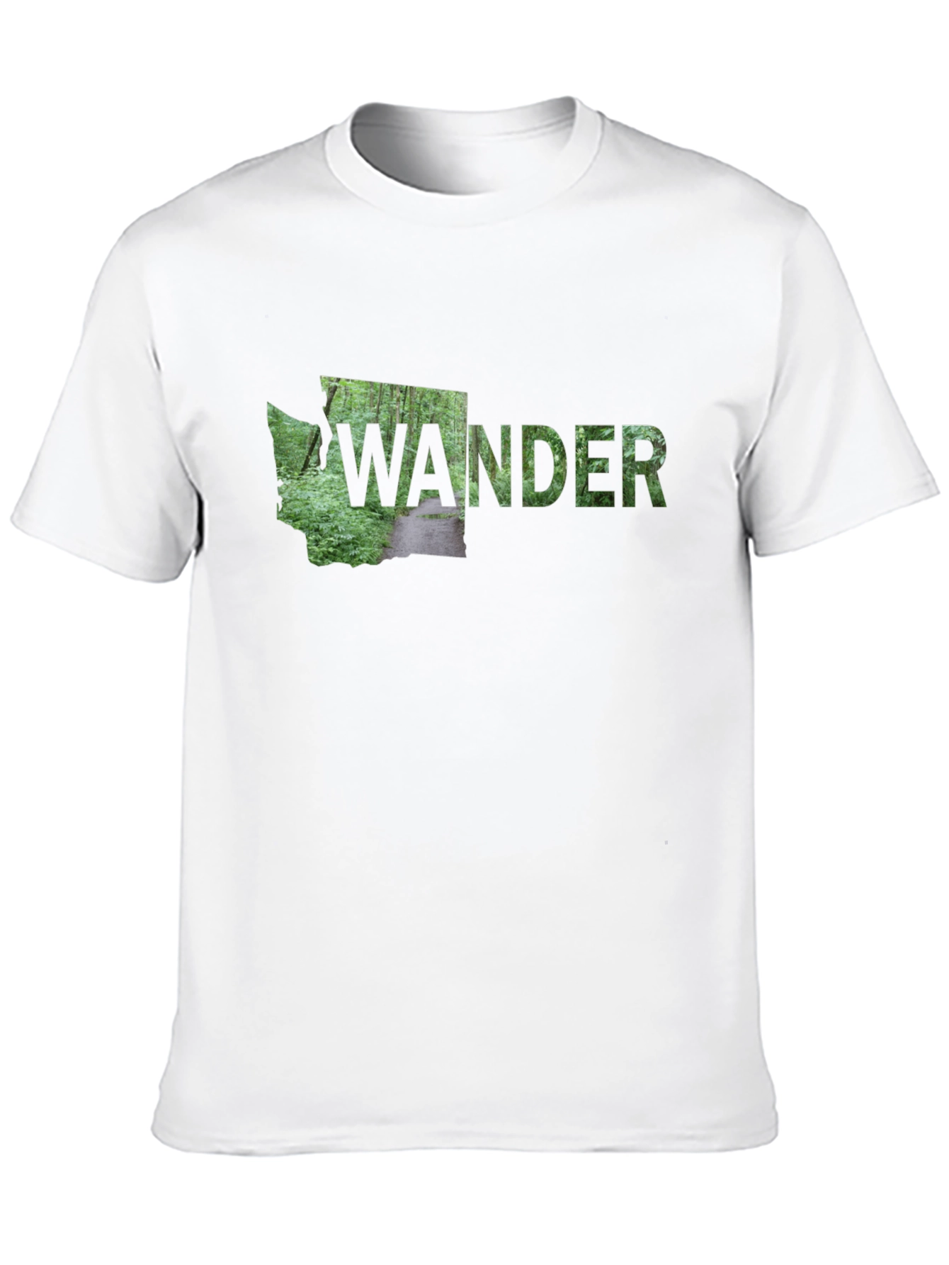 Black Washington State Wander T-Shirt view 10