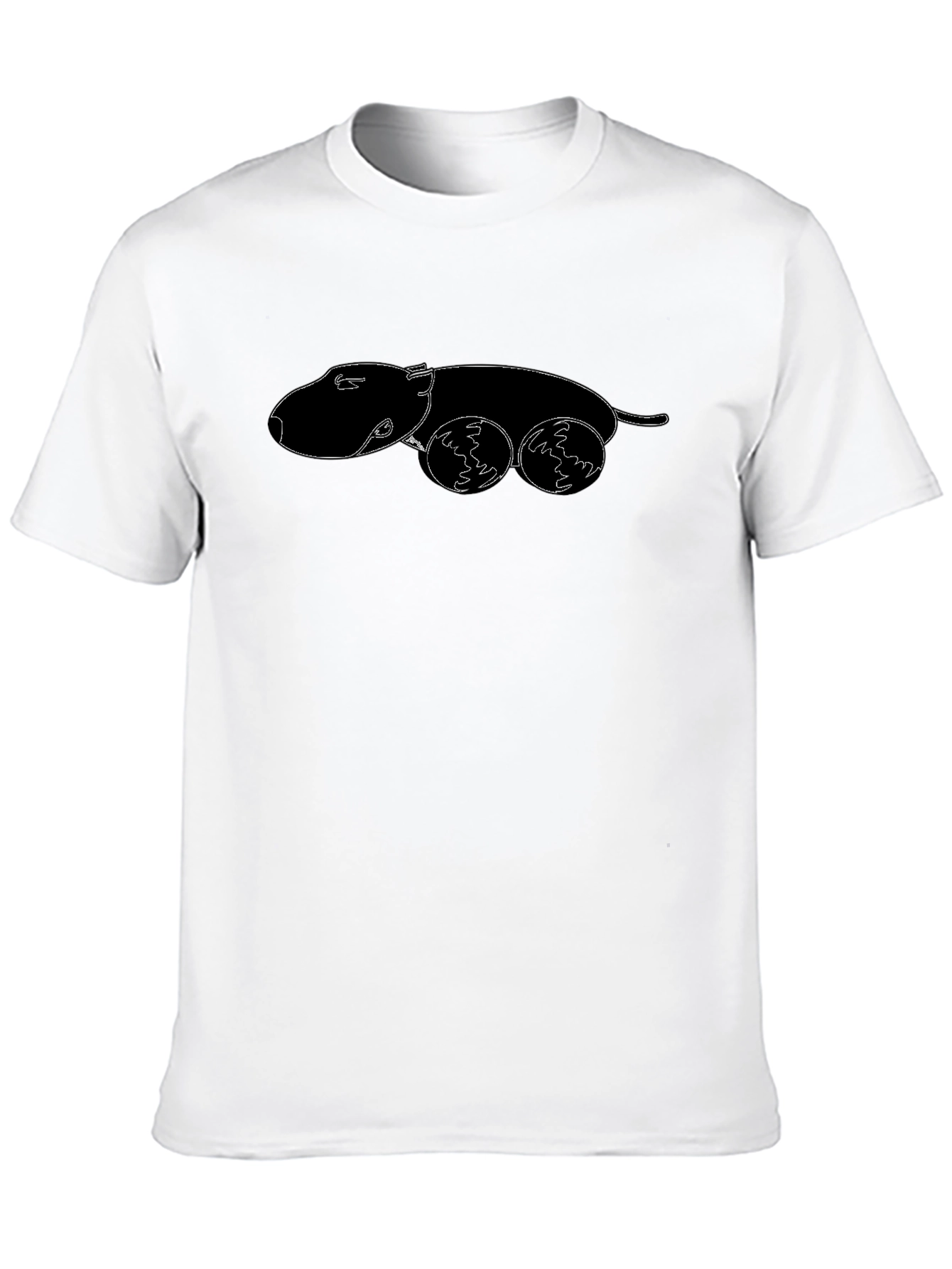 Black Black Dog Graphic Tee view 10