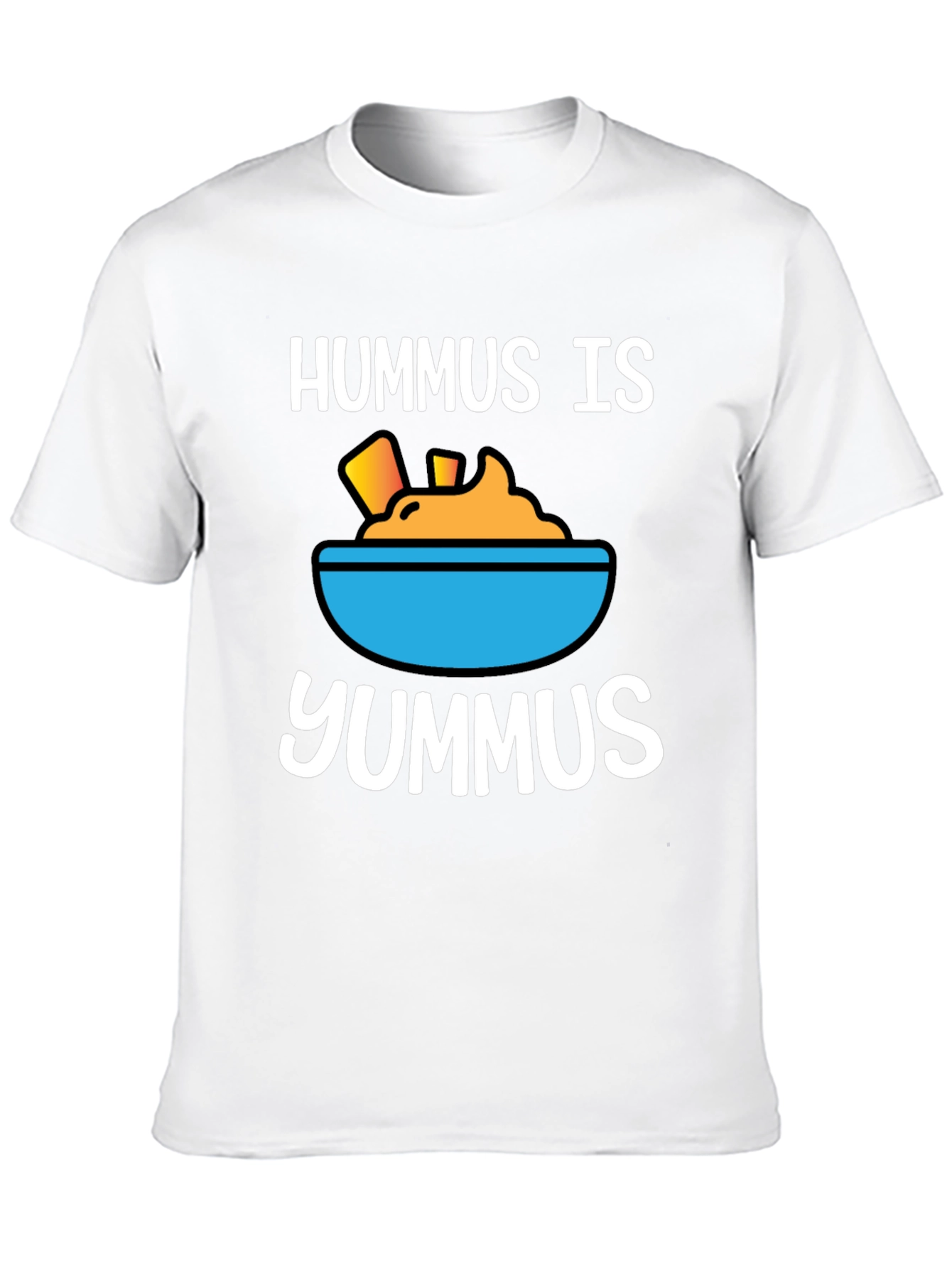 Black Hummus Is Yummus T-Shirt - Funny Foodie Tee view 10