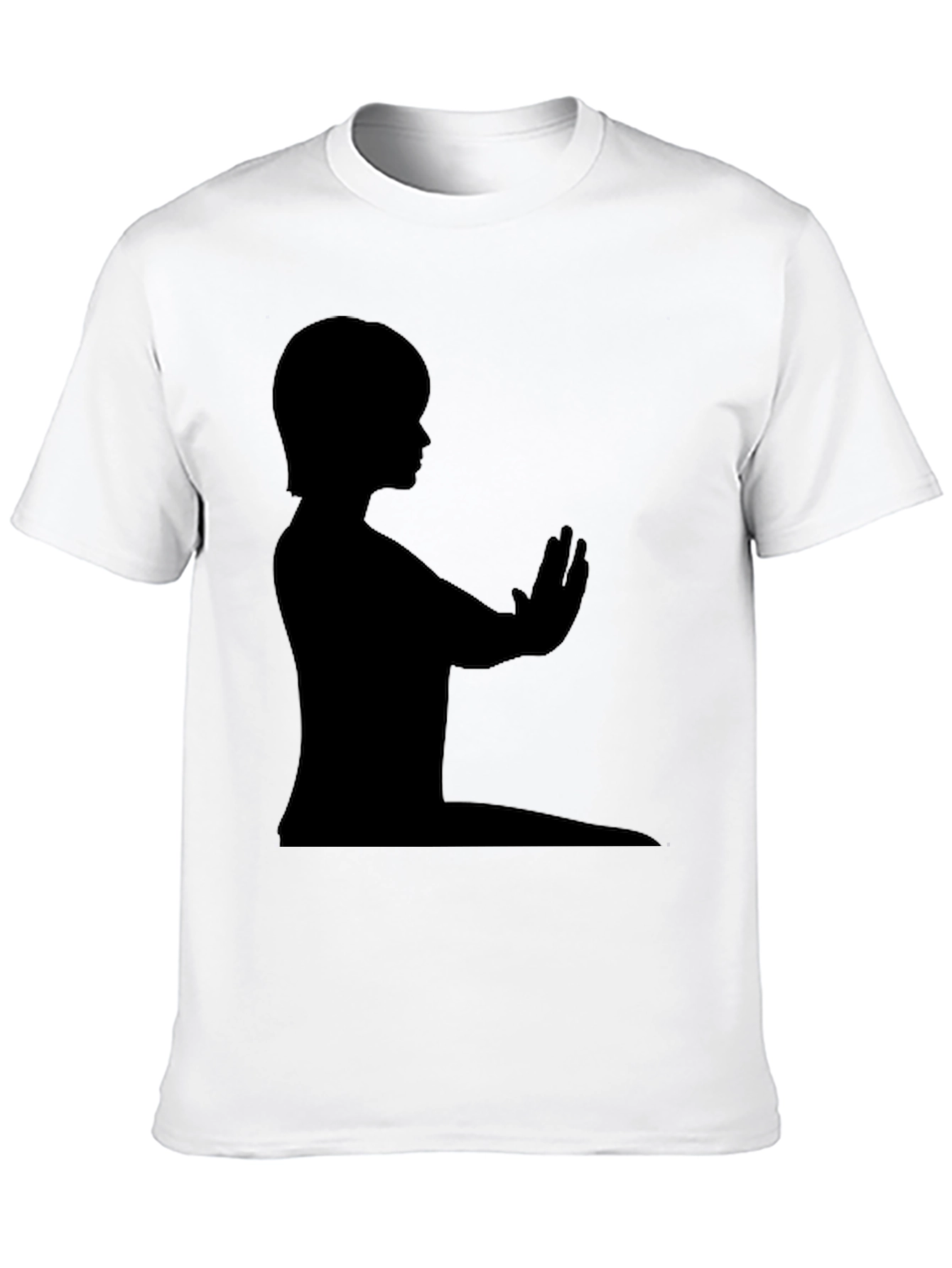 Black Silhouette Graphic Tee - Black view 10