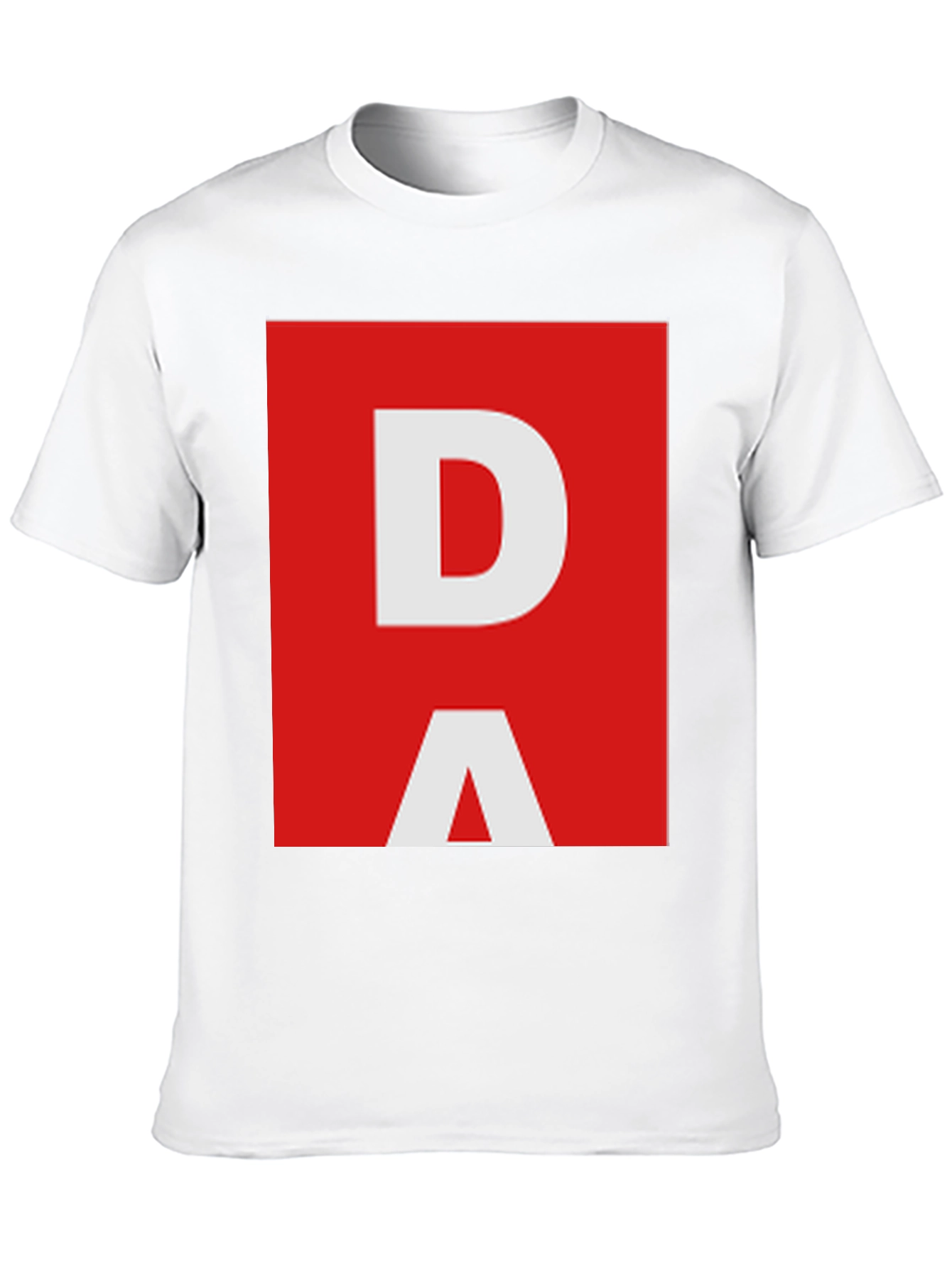 Black DA Graphic Tee - Bold Minimalist Design, Soft Cotton Blend view 10