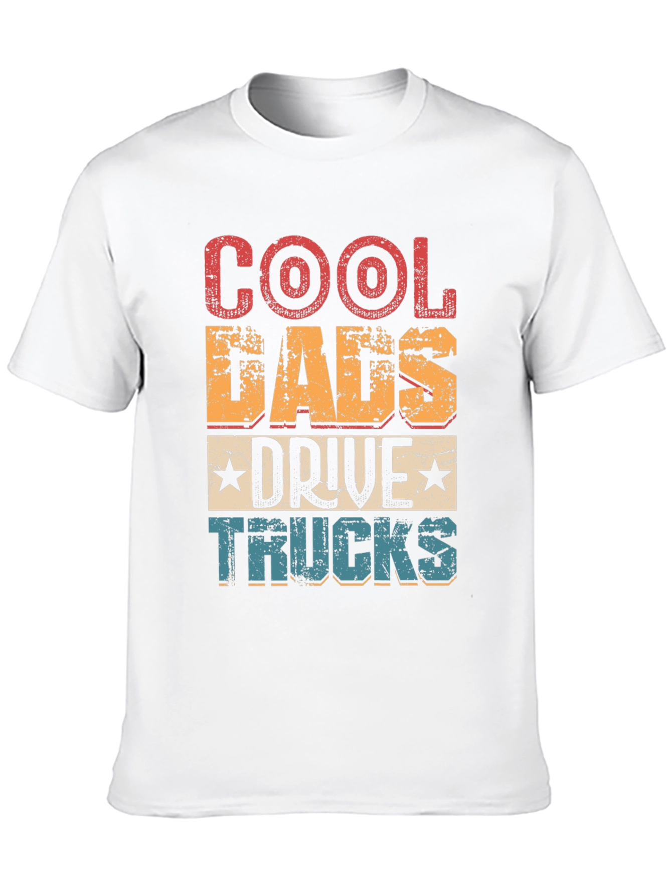 Black Cool Dads Drive Trucks Graphic Tee view 10