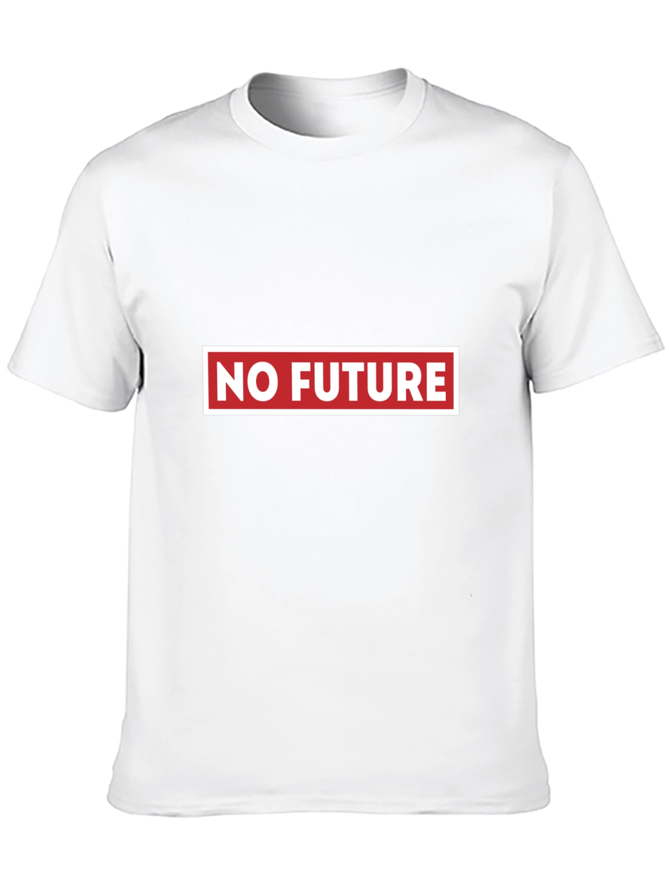 Black No Future Graphic Tee - Bold Statement Shirt view 10