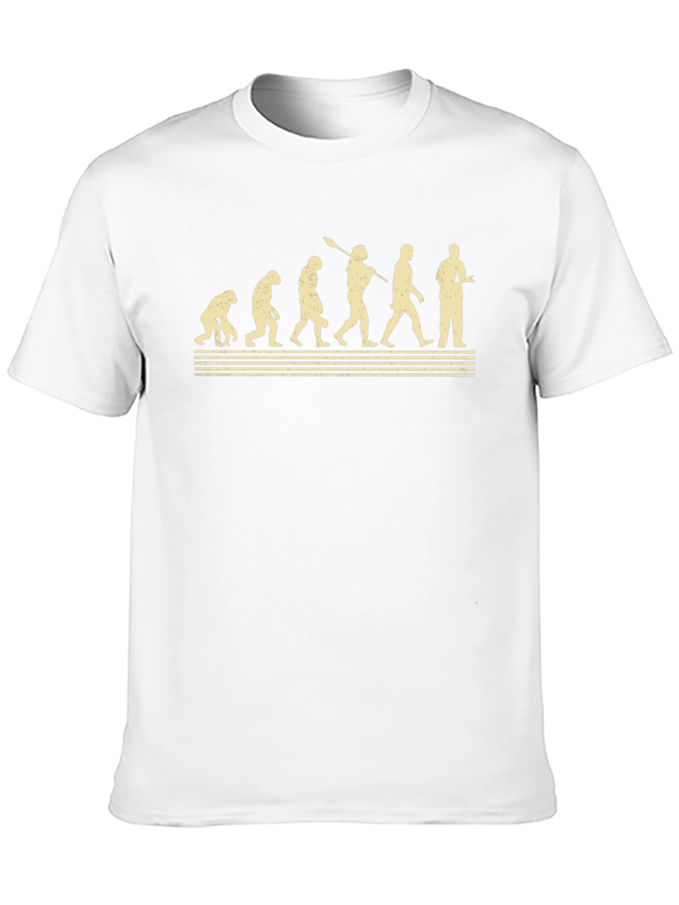 Black Evolution of Man T-Shirt view 10