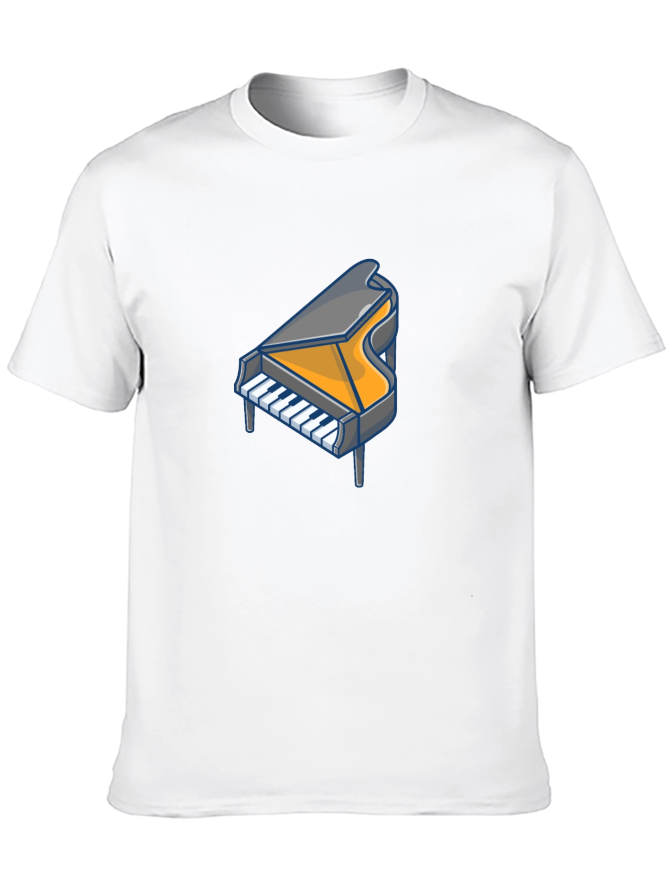 Piano Graphic Tee - Music Lover's T-Shirt - 10
