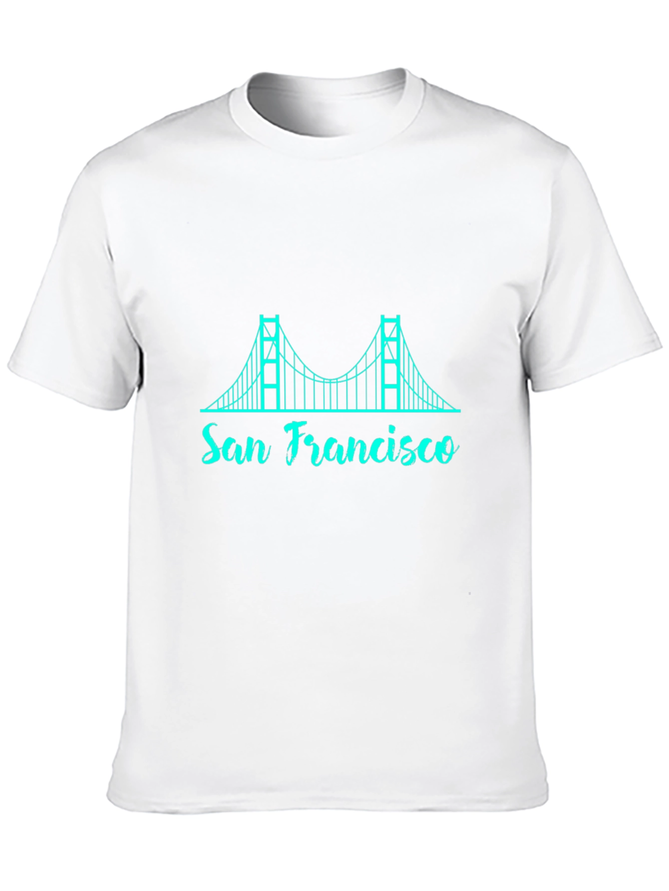 Black San Francisco Bridge Graphic T-Shirt view 10