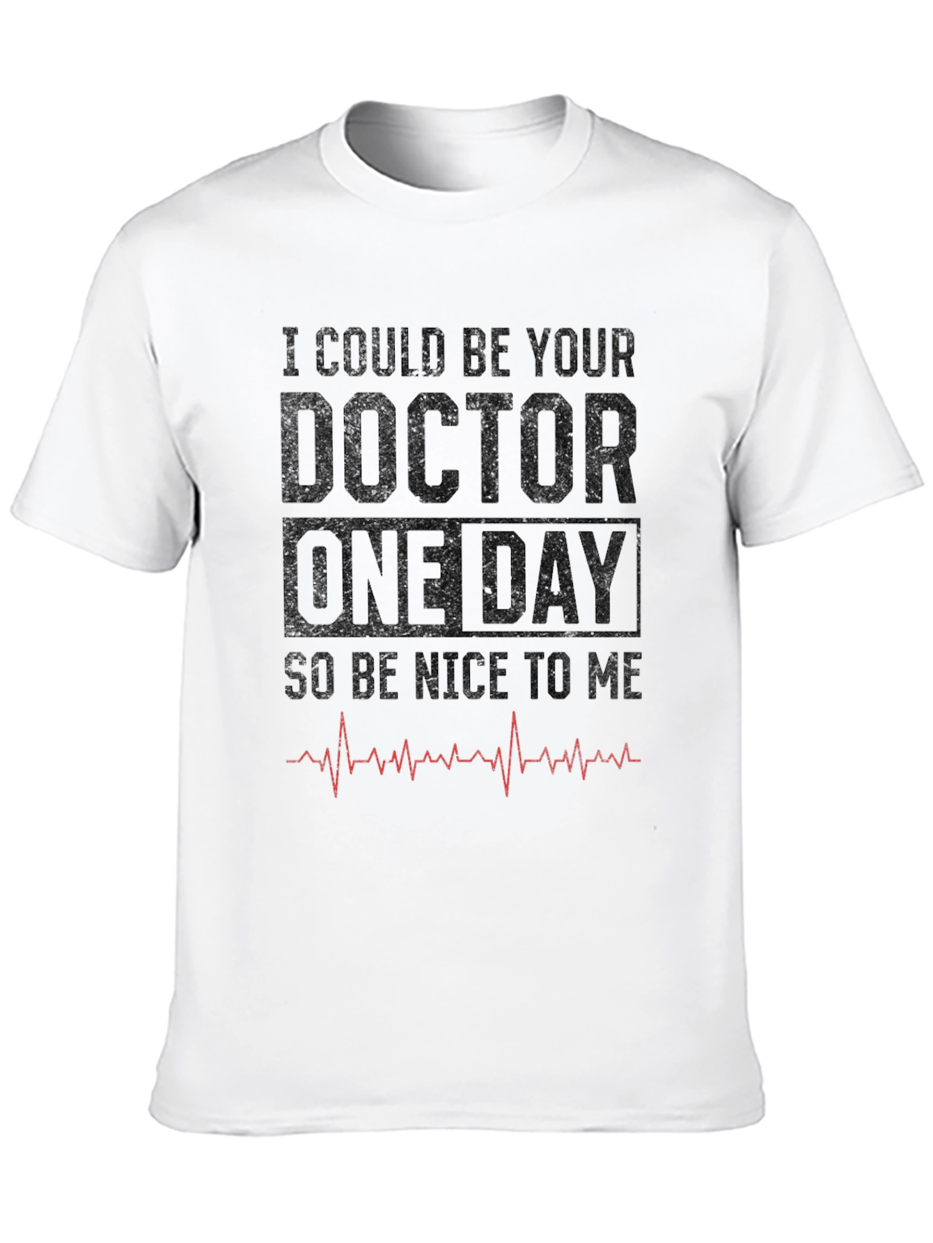 Black Future Doctor T-Shirt - Be Nice to Me view 10