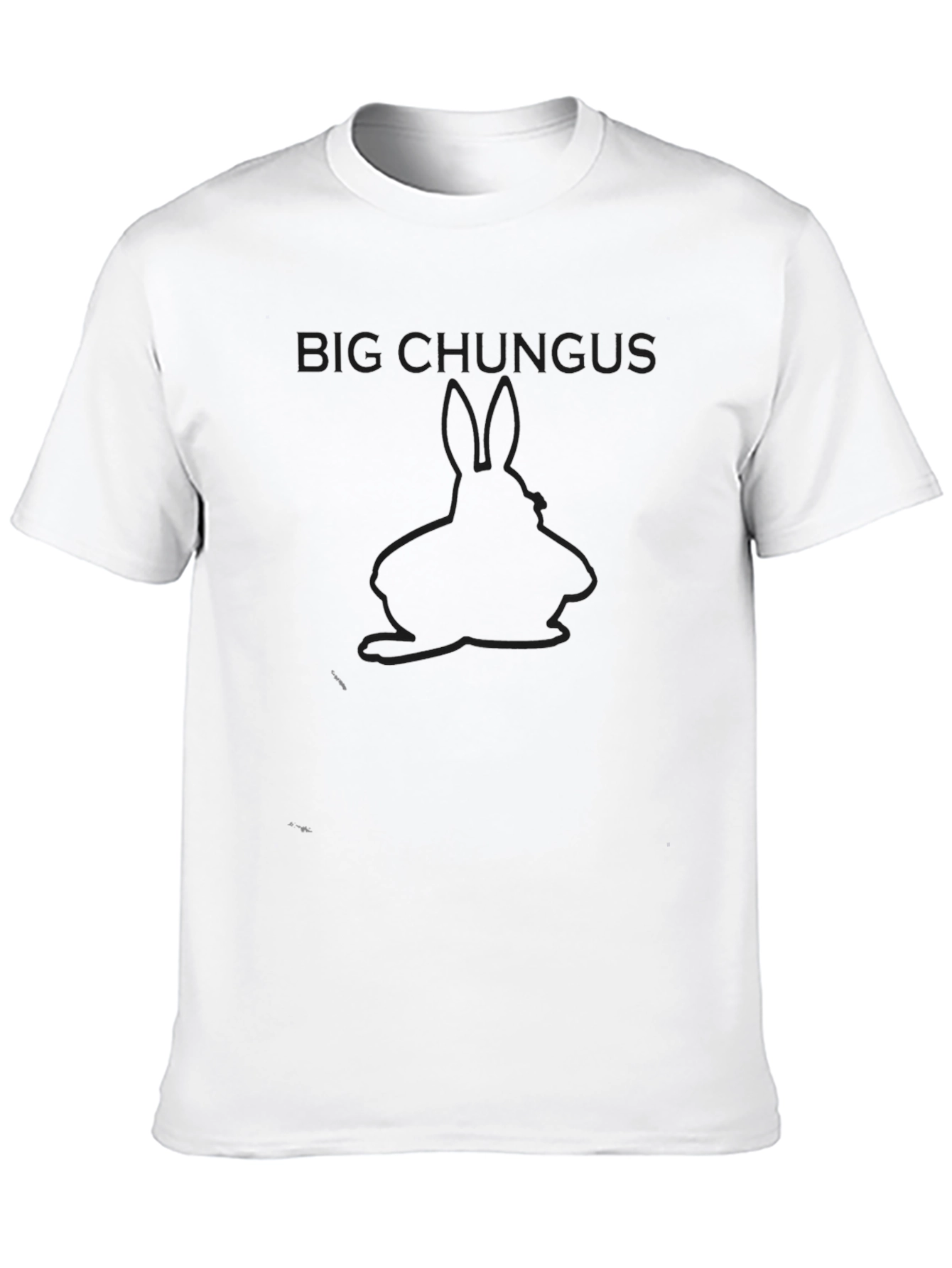 Black Big Chungus Black T-Shirt view 10