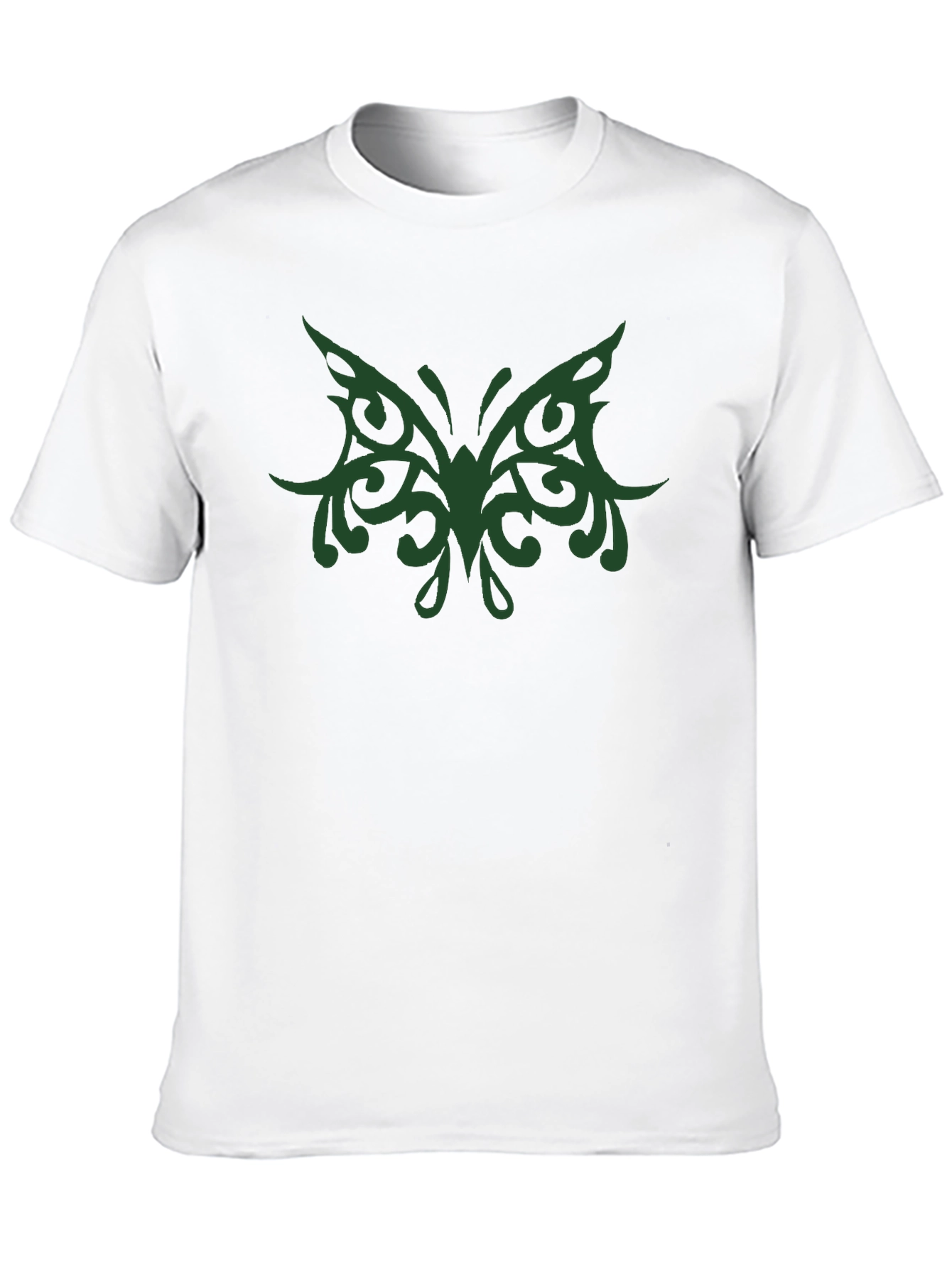 Black Butterfly Graphic Tee - Black Casual T-Shirt view 10