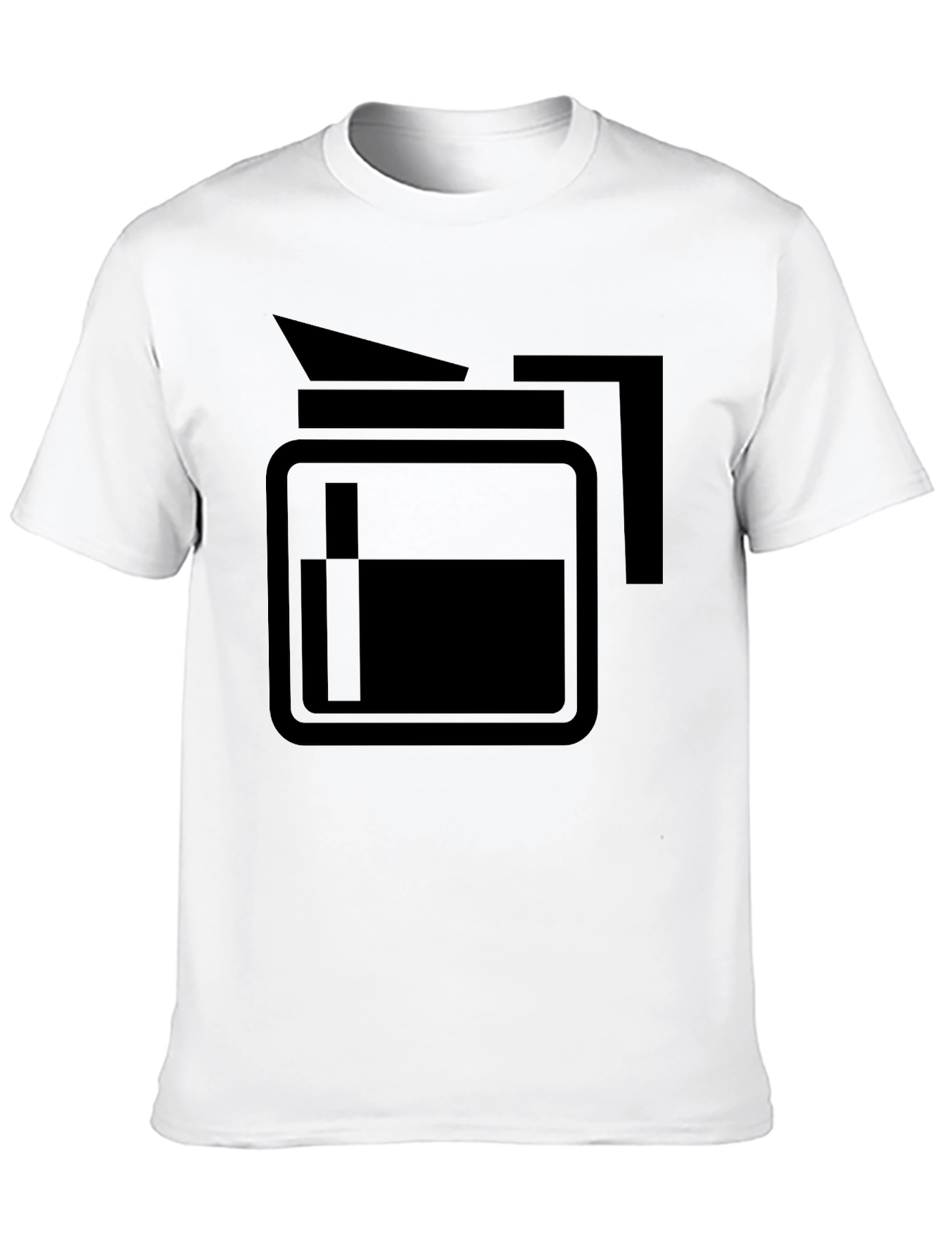 Black Coffee Lover Graphic Tee - Black Unisex T-Shirt view 10