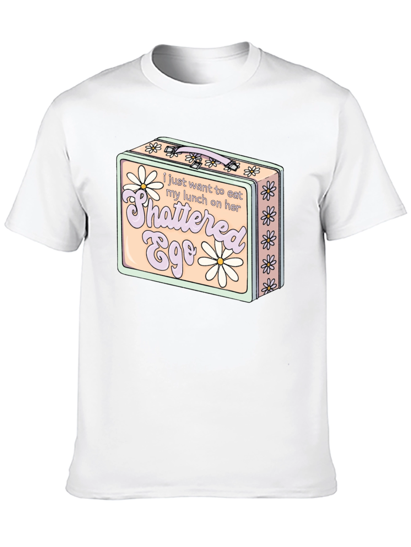 Black Shattered Ego Graphic Tee view 10