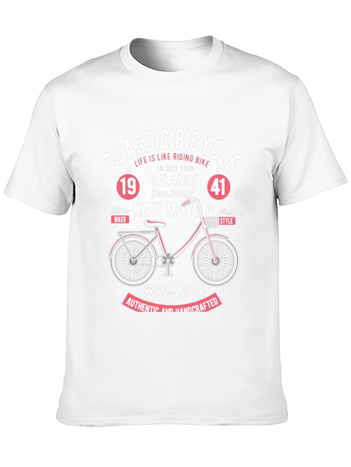 Black Classic Bicycle Graphic T-Shirt - Ride in Style view 10