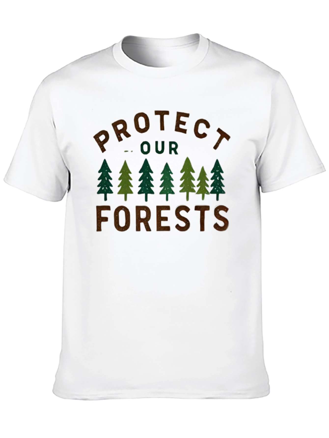 Black Protect Our Forests Graphic Tee - Black view 10