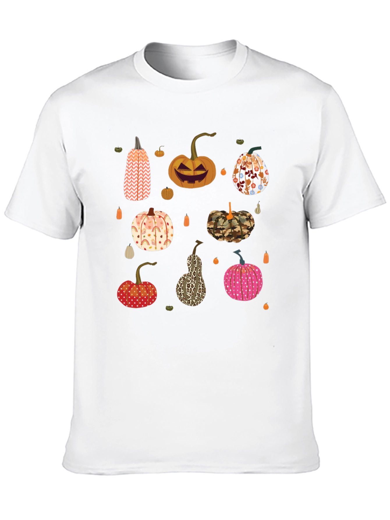 Black Pumpkin Patch Black T-Shirt view 10