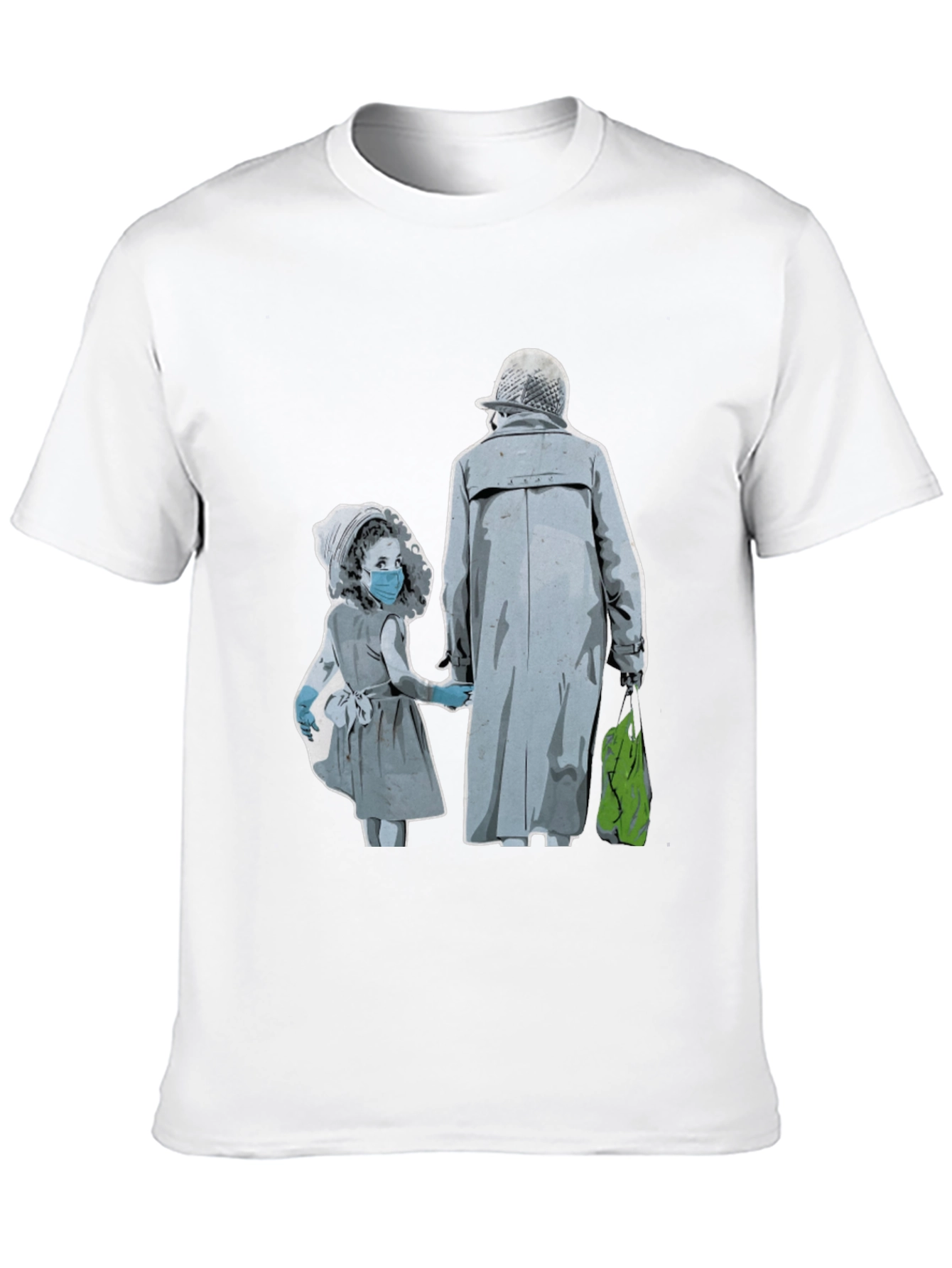 Black Artistic Graphic Tee - Masked Kids view 10