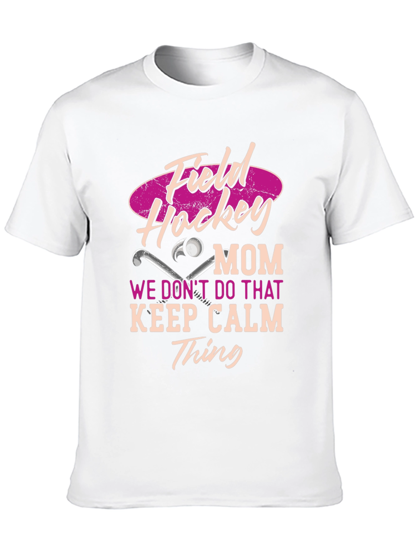 Black Field Hockey Mom Graphic T-Shirt view 10