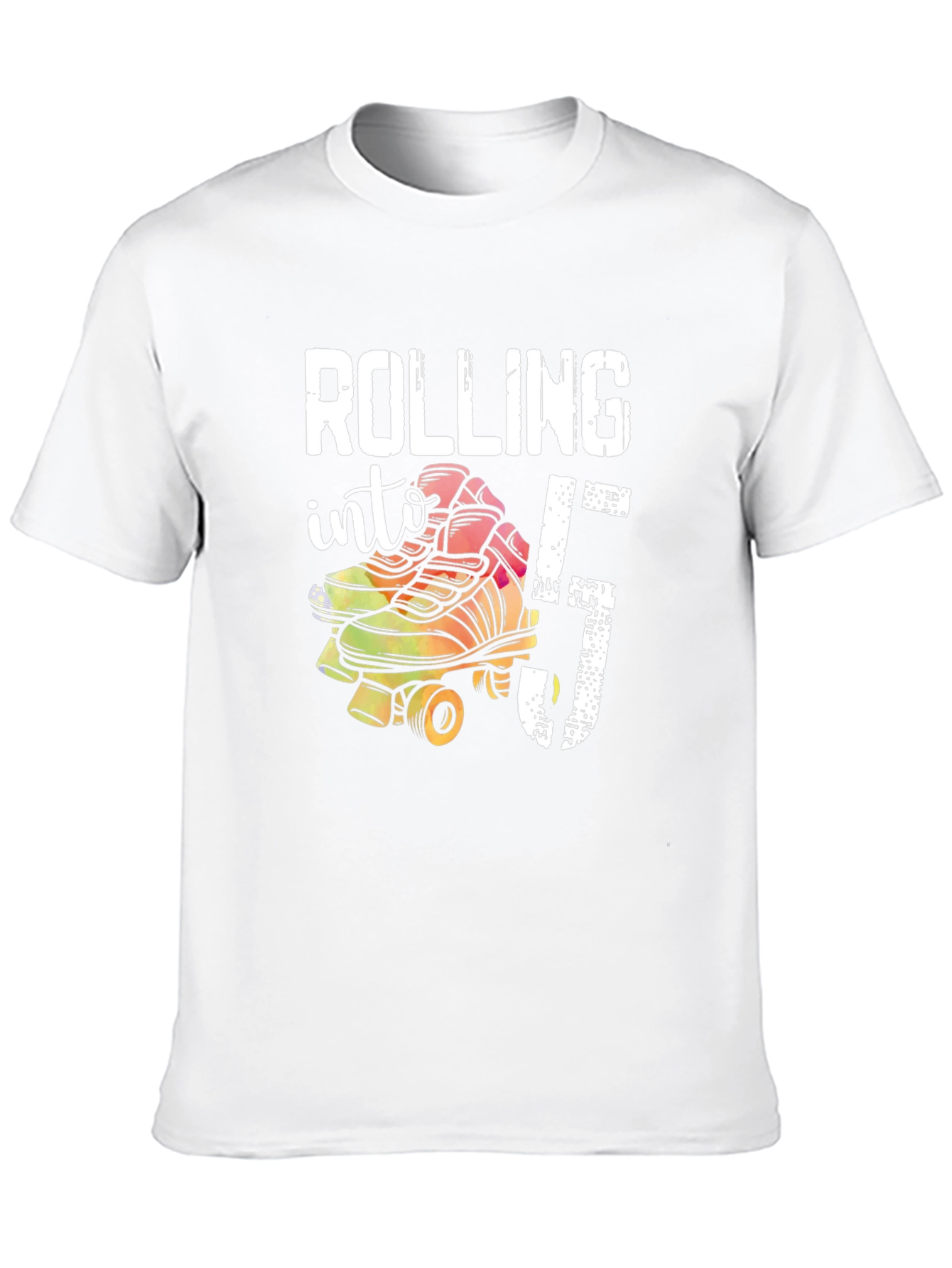 Black Rolling Into 5th Birthday T-Shirt view 10