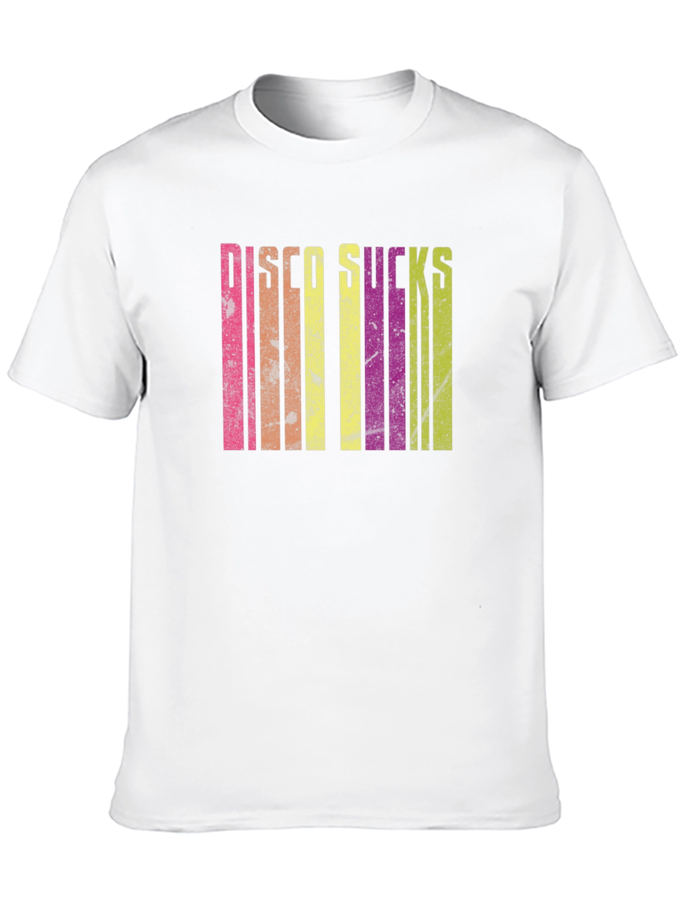 Black Disco Sucks Retro T-Shirt view 10
