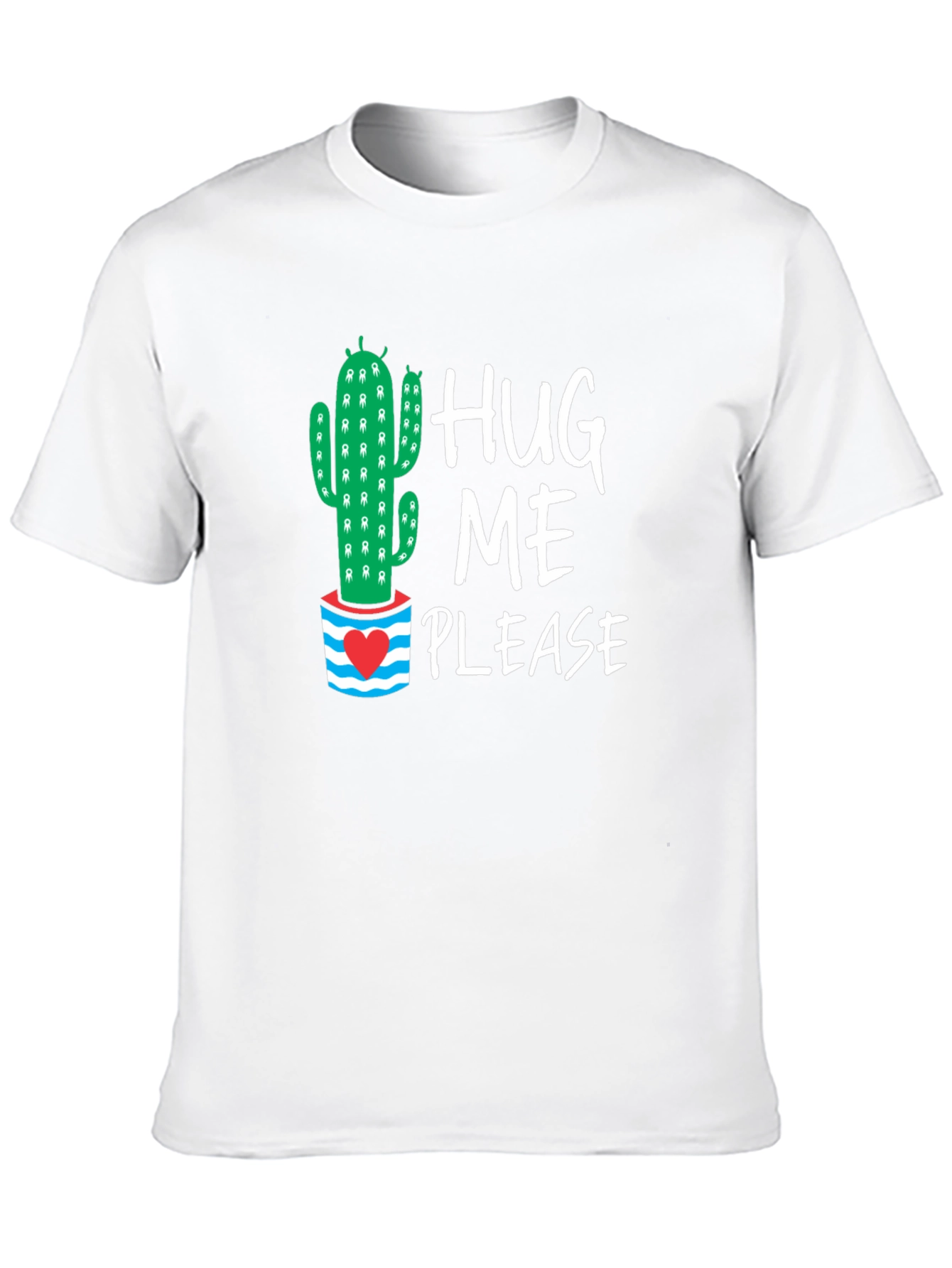Black Hug Me Please Cactus Graphic Tee view 10