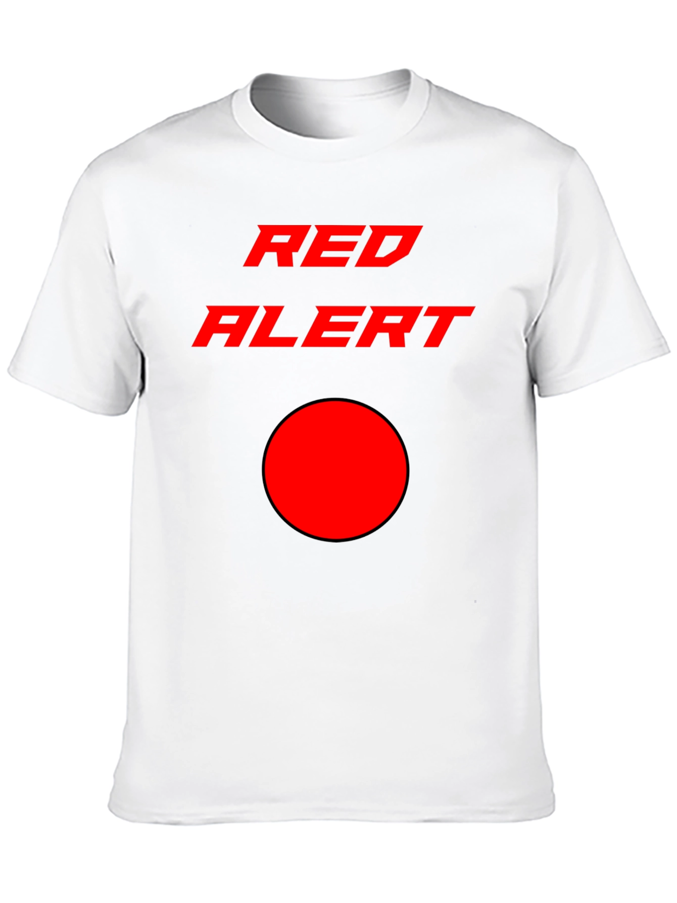 Black Red Alert Graphic T-Shirt - Stylish & Eye-Catching Design view 10