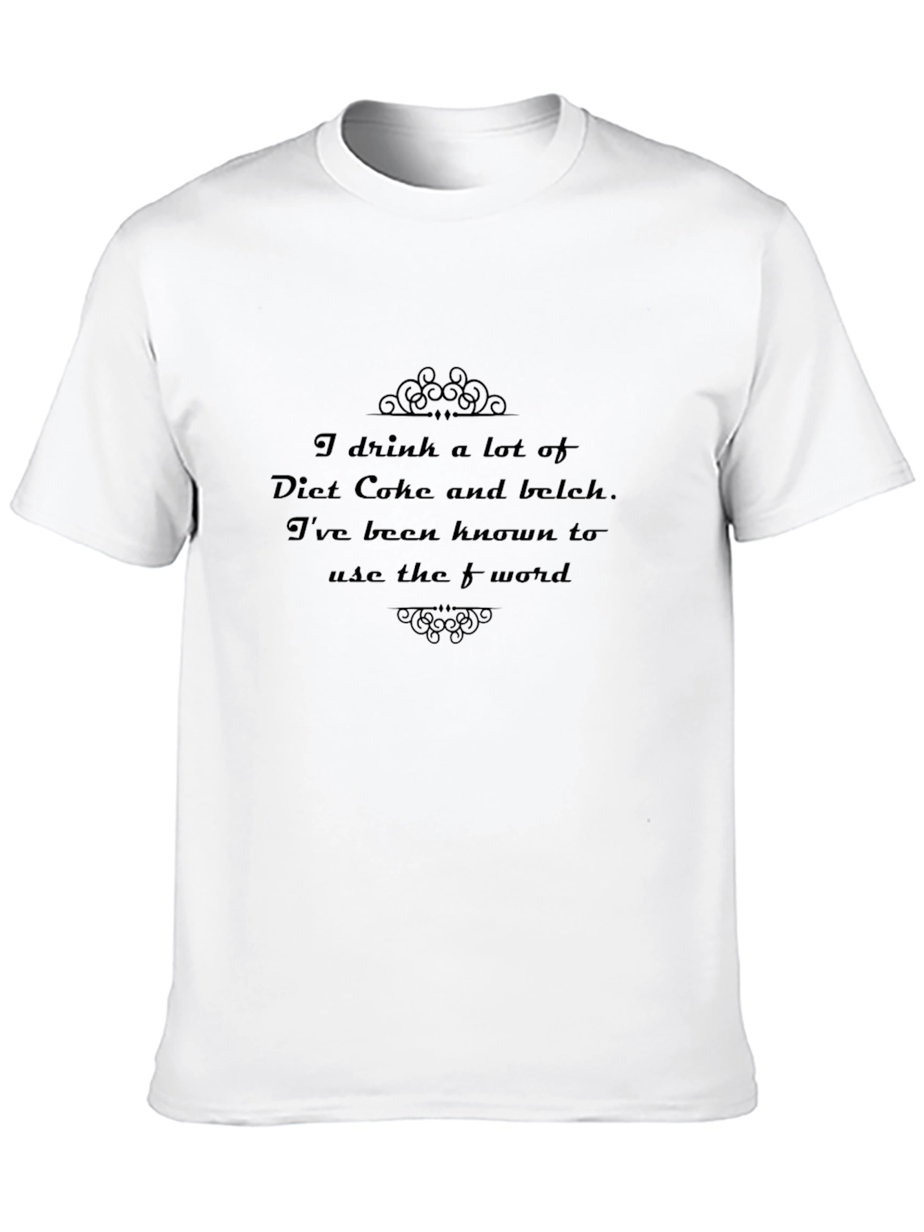 Black Diet Coke and Belch F-Word T-Shirt view 10